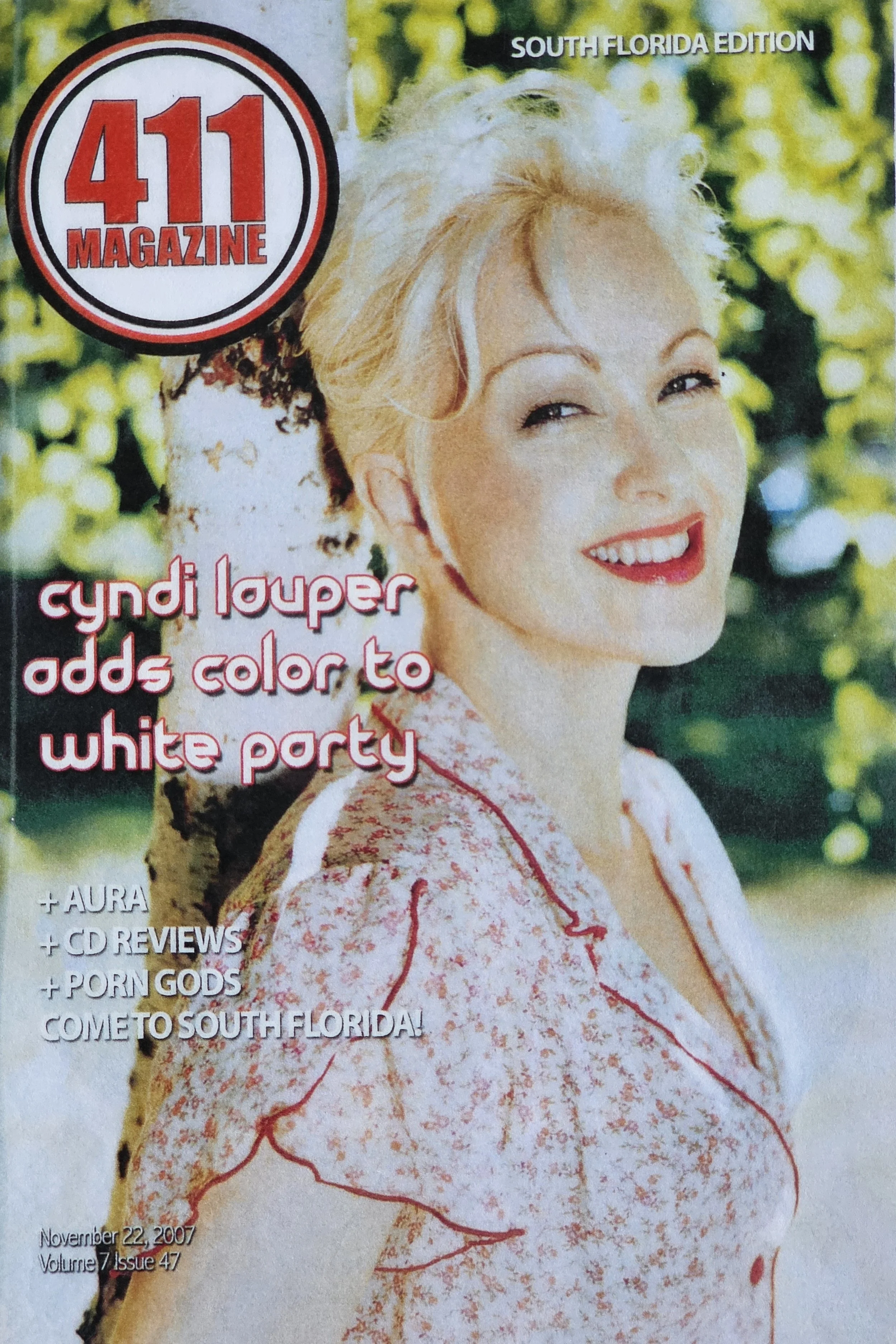  411 Magazine  
November 22, 2007 
South Florida