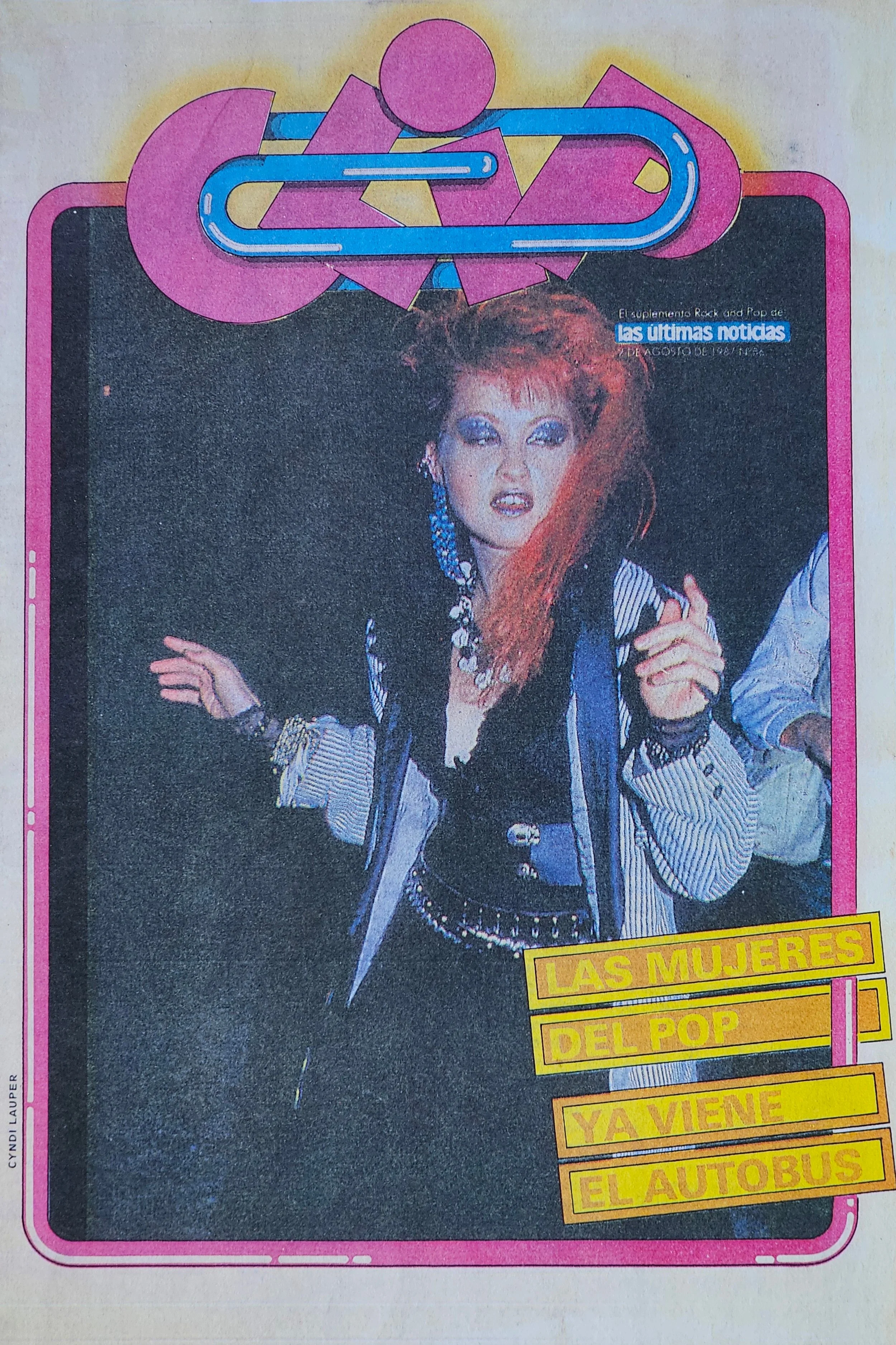  CLIP  
August 1987 
Chile 
"The Women of Pop"