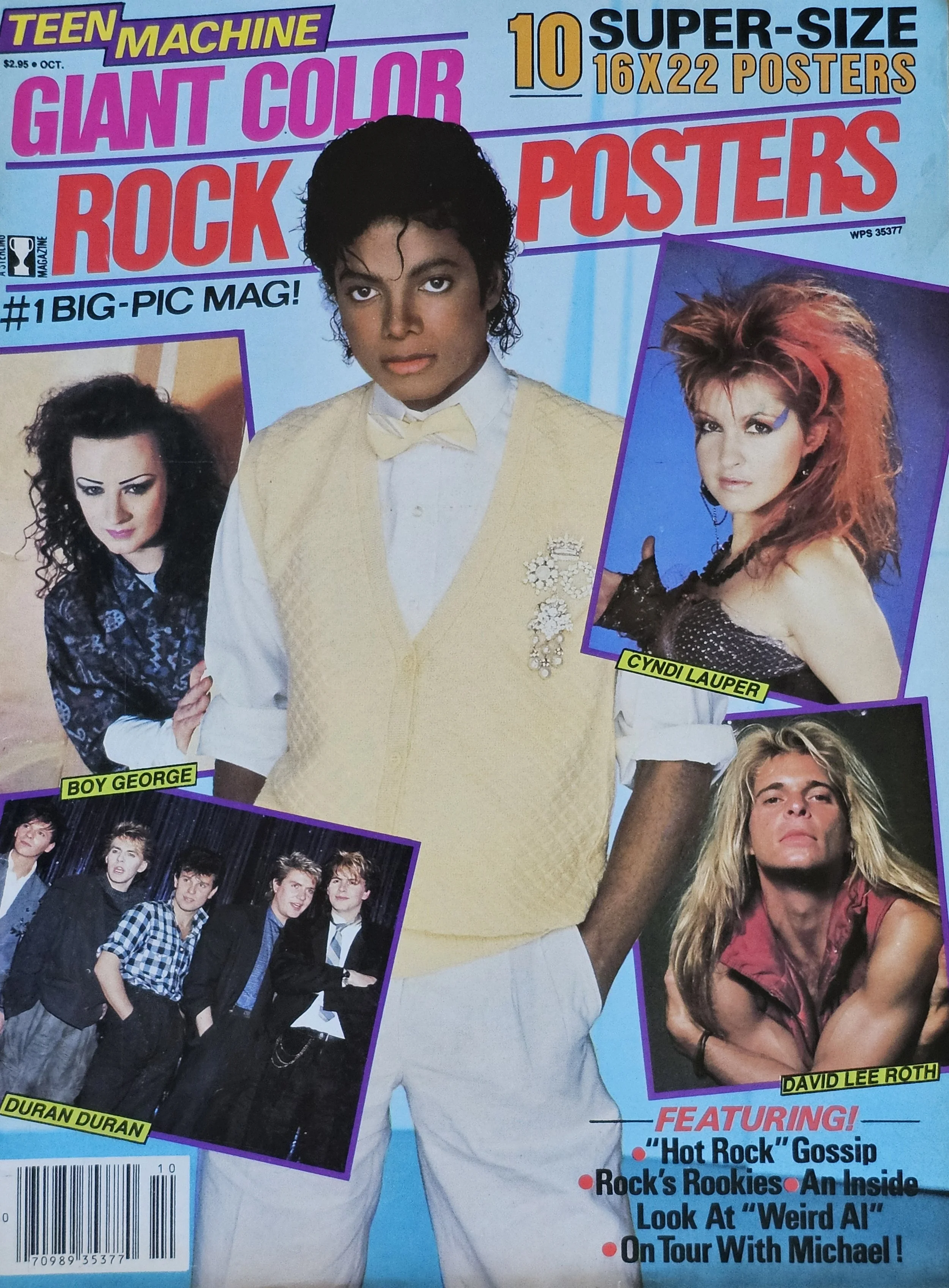  Teen Machine Giant Color Rock Posters  
October 1985 
America