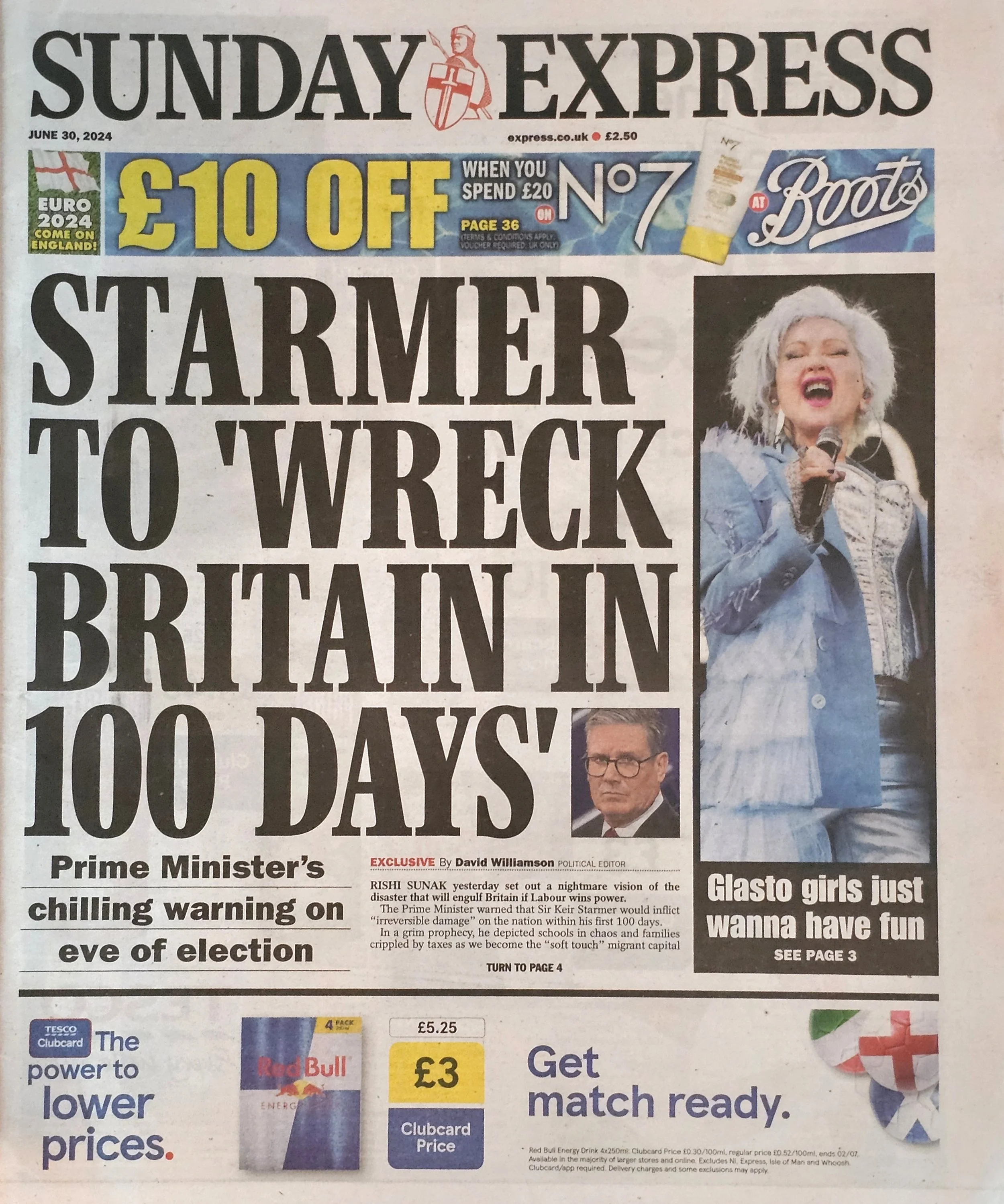  Sunday Express  
June 30, 2024 
United Kingdom