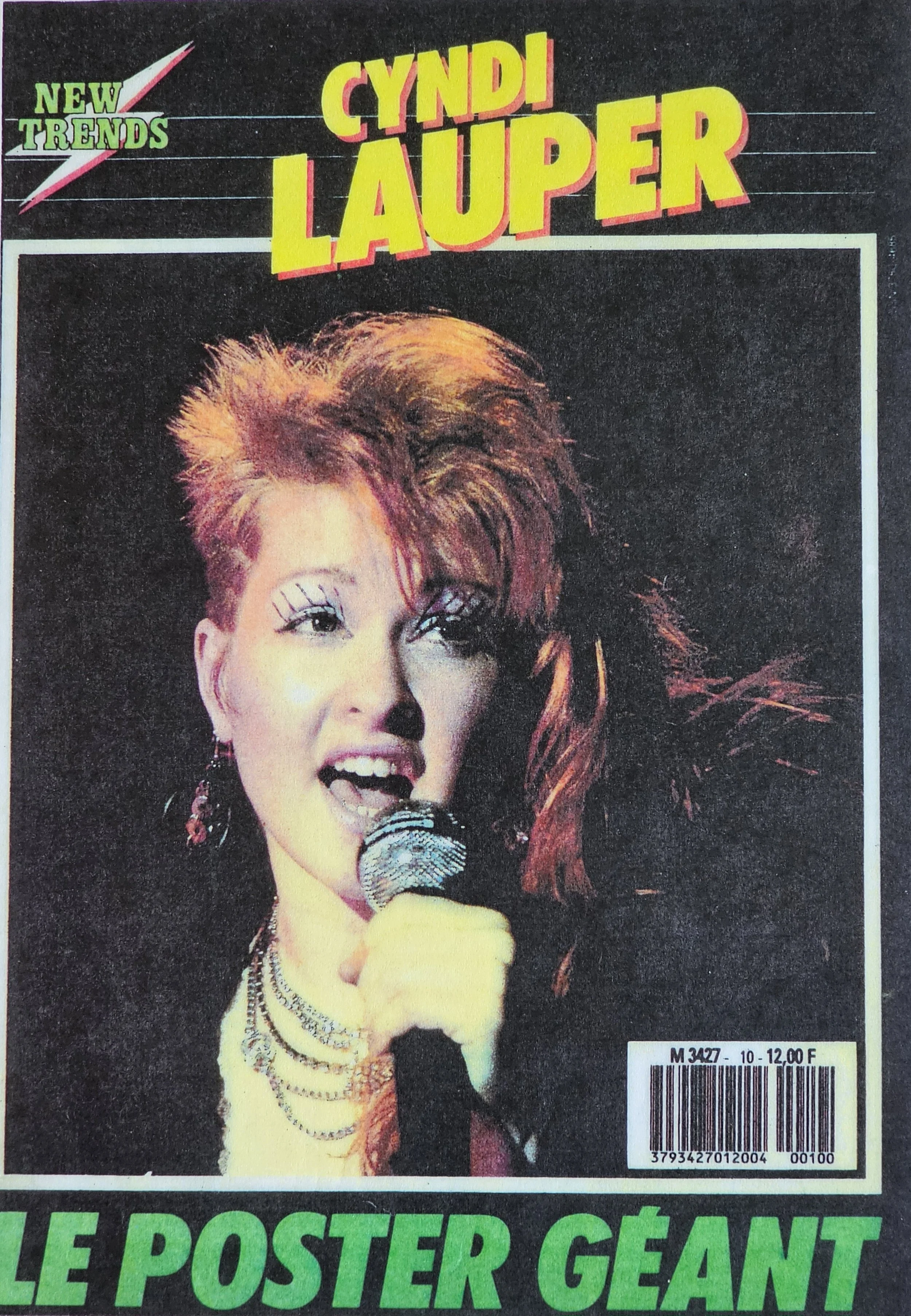  New Trends: Cyndi Lauper  
1987 
France 
"Giant Poster of Cyndi Lauper"