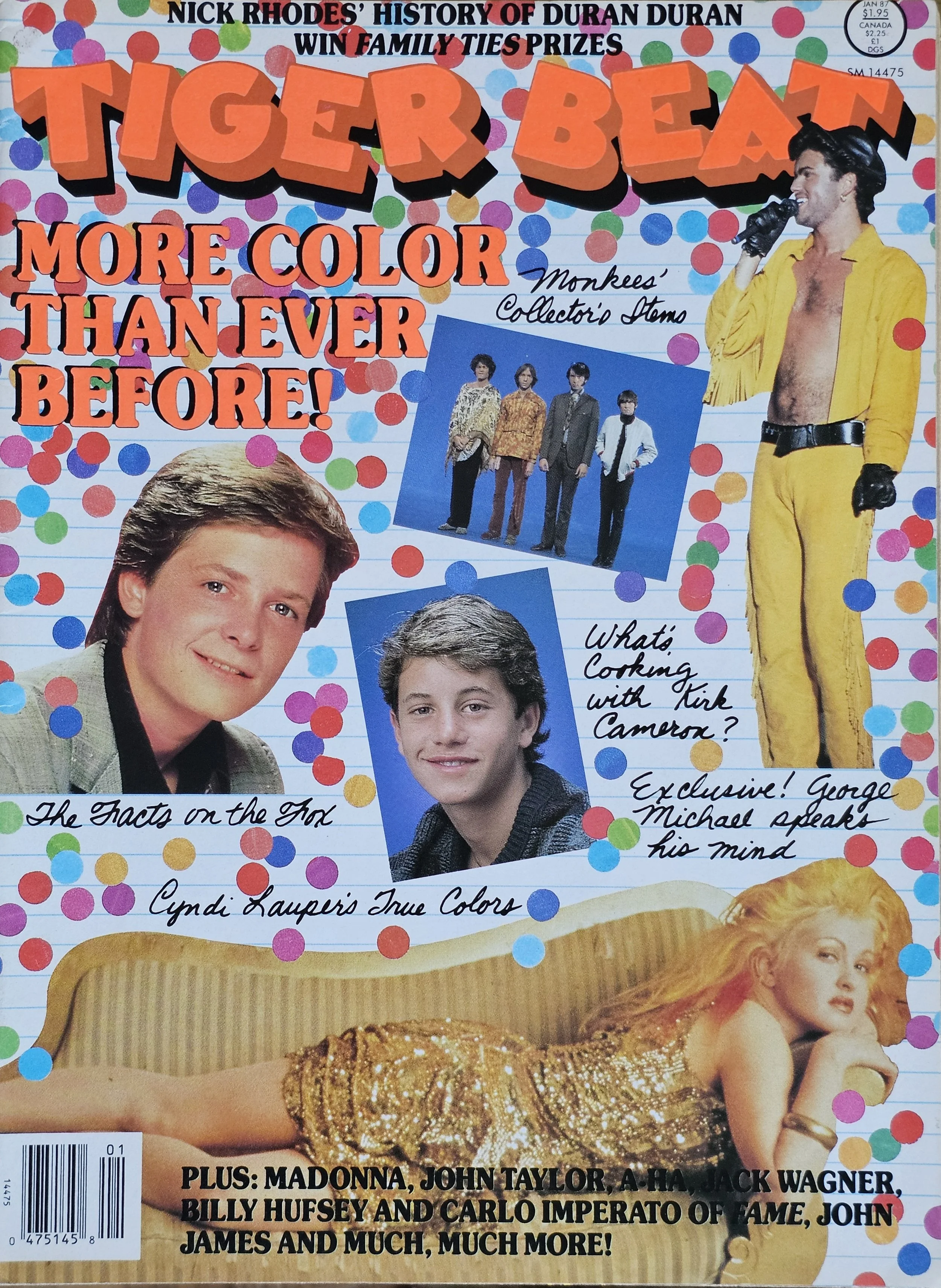  Tiger Beat  
January 1987 
America