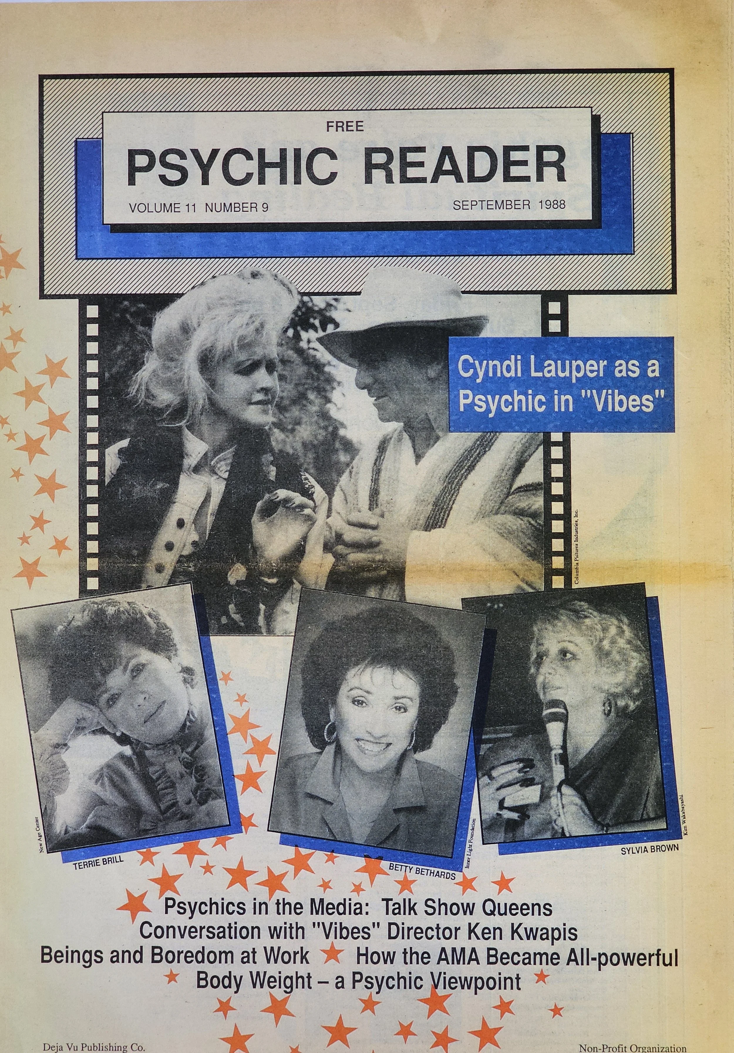  Psychic Reader  
September 1988 
California