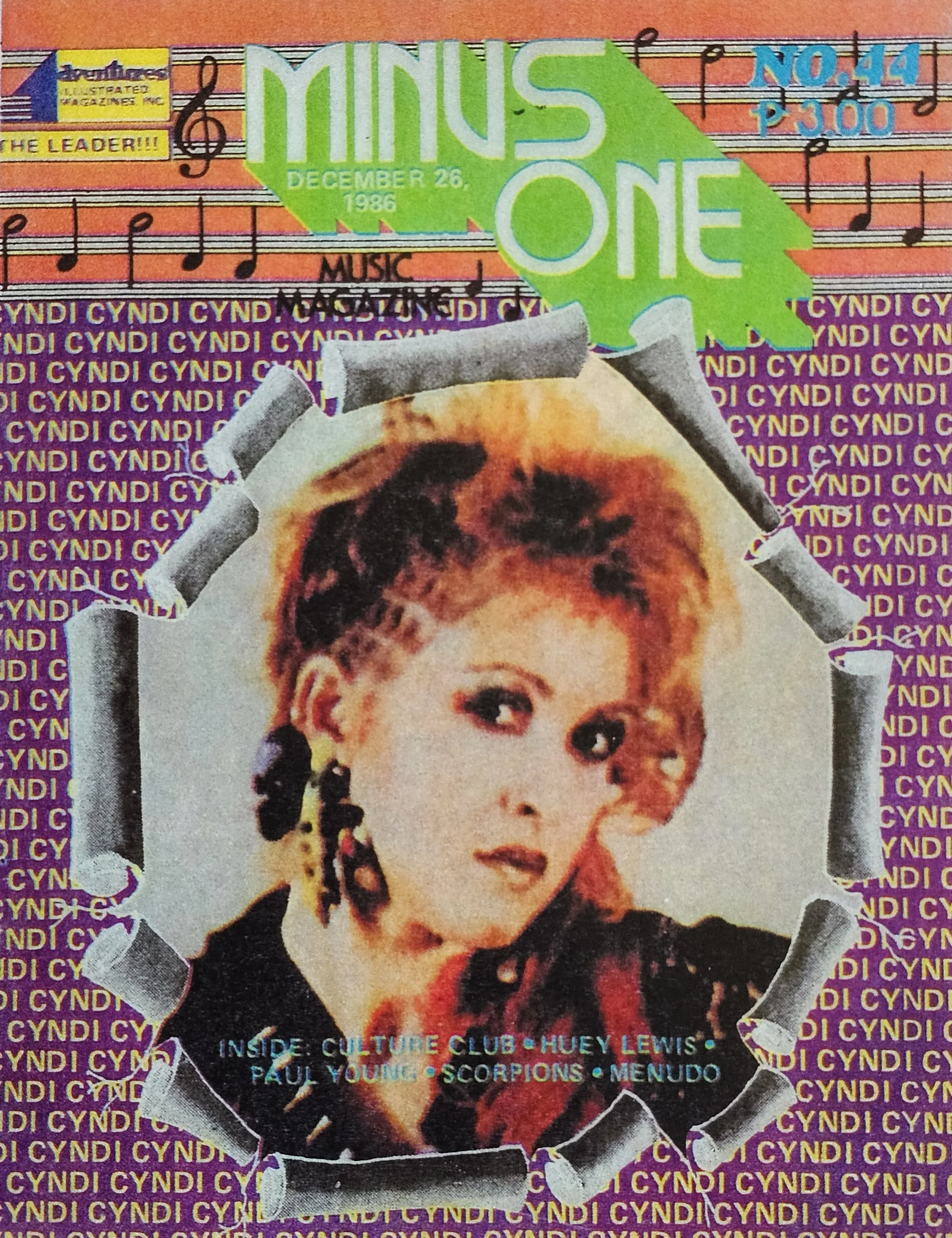 Minus One  
December 26, 1986 
The Phillippines