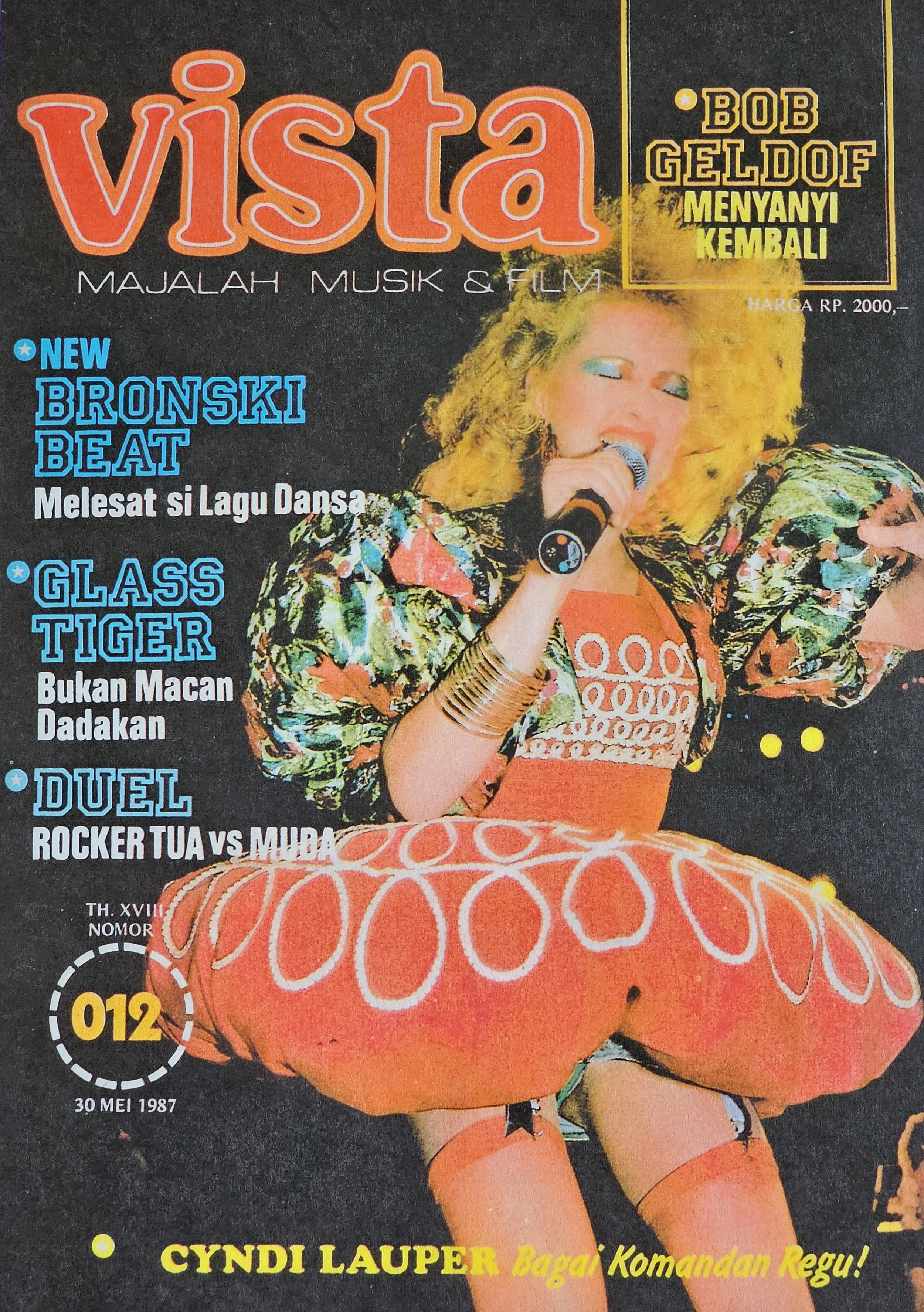  Vista  
May 30, 1987 
Malaysia 
"Cyndi Lauper: Like a Squad Commander"