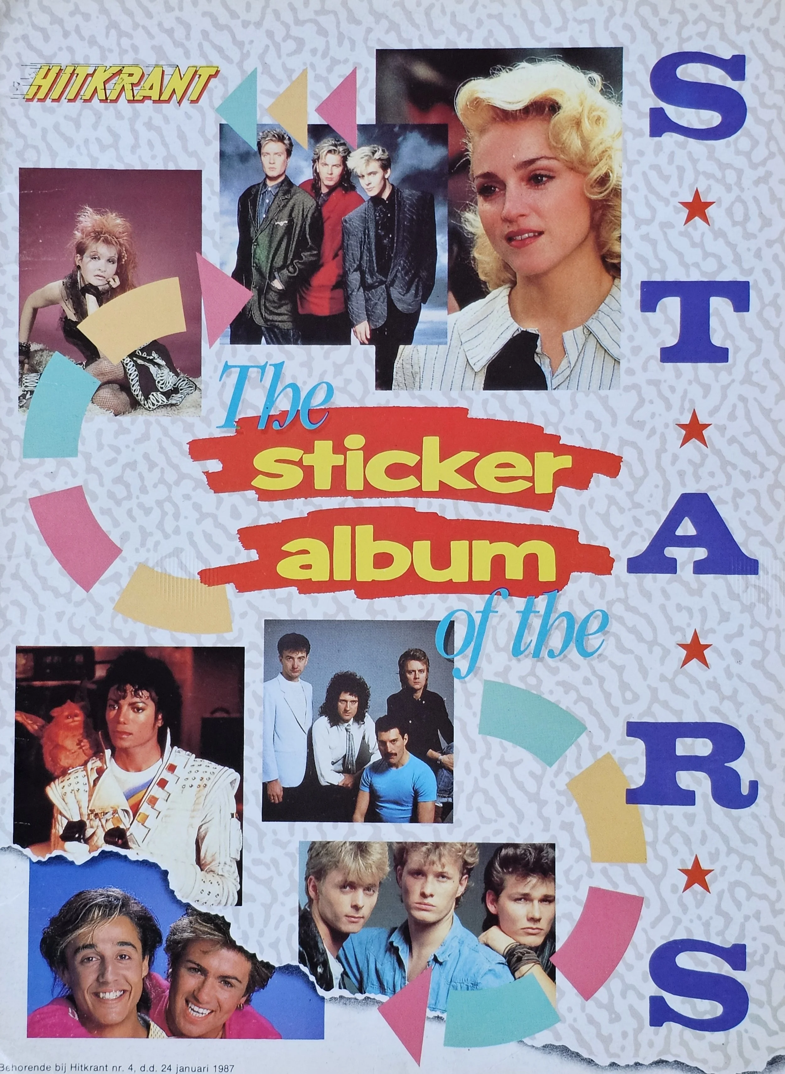  Hit Newspaper Sticker Album  
January 1987 
Holland
