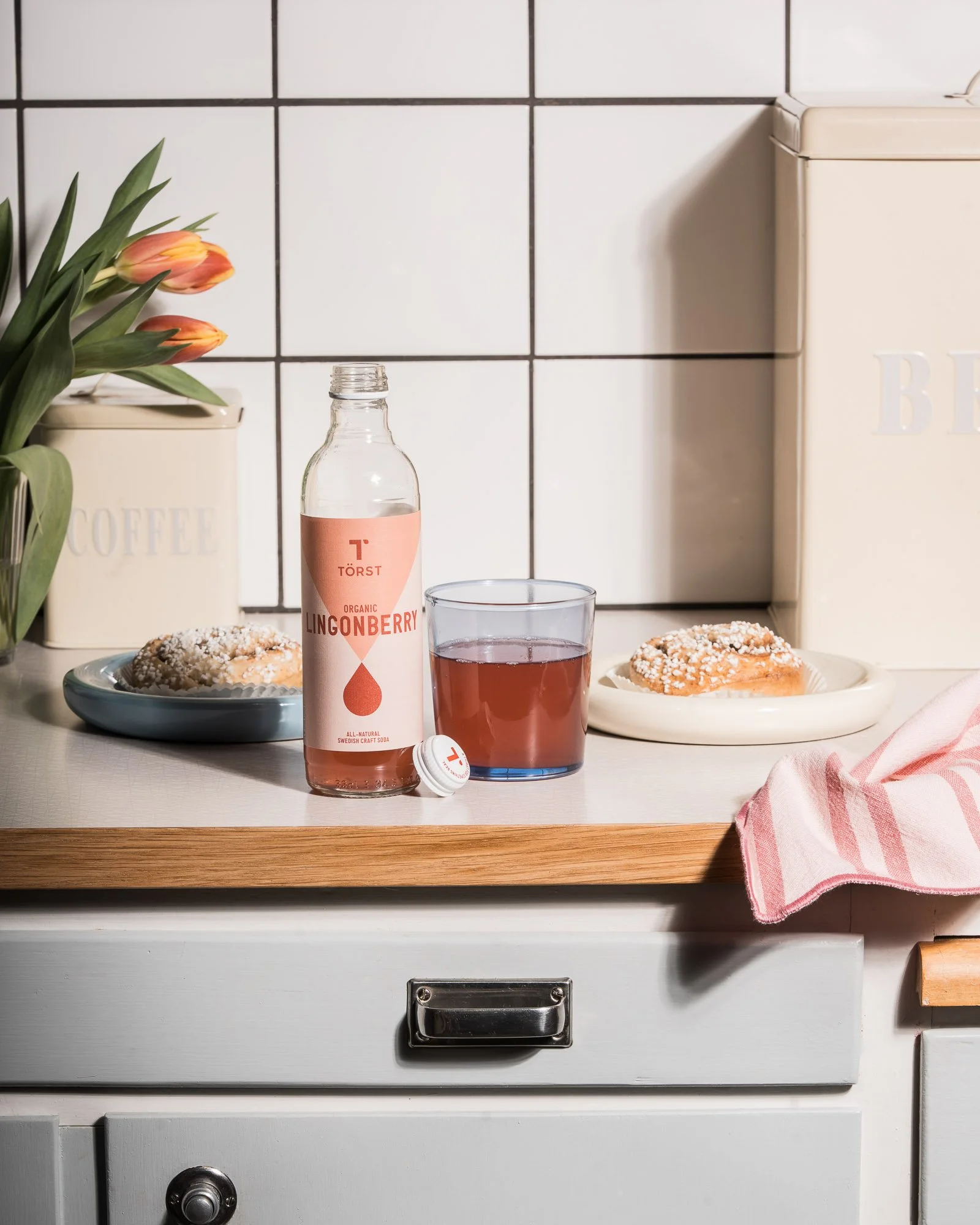 Törst lingonberry flavour brand images launch, Stockholm Photography
