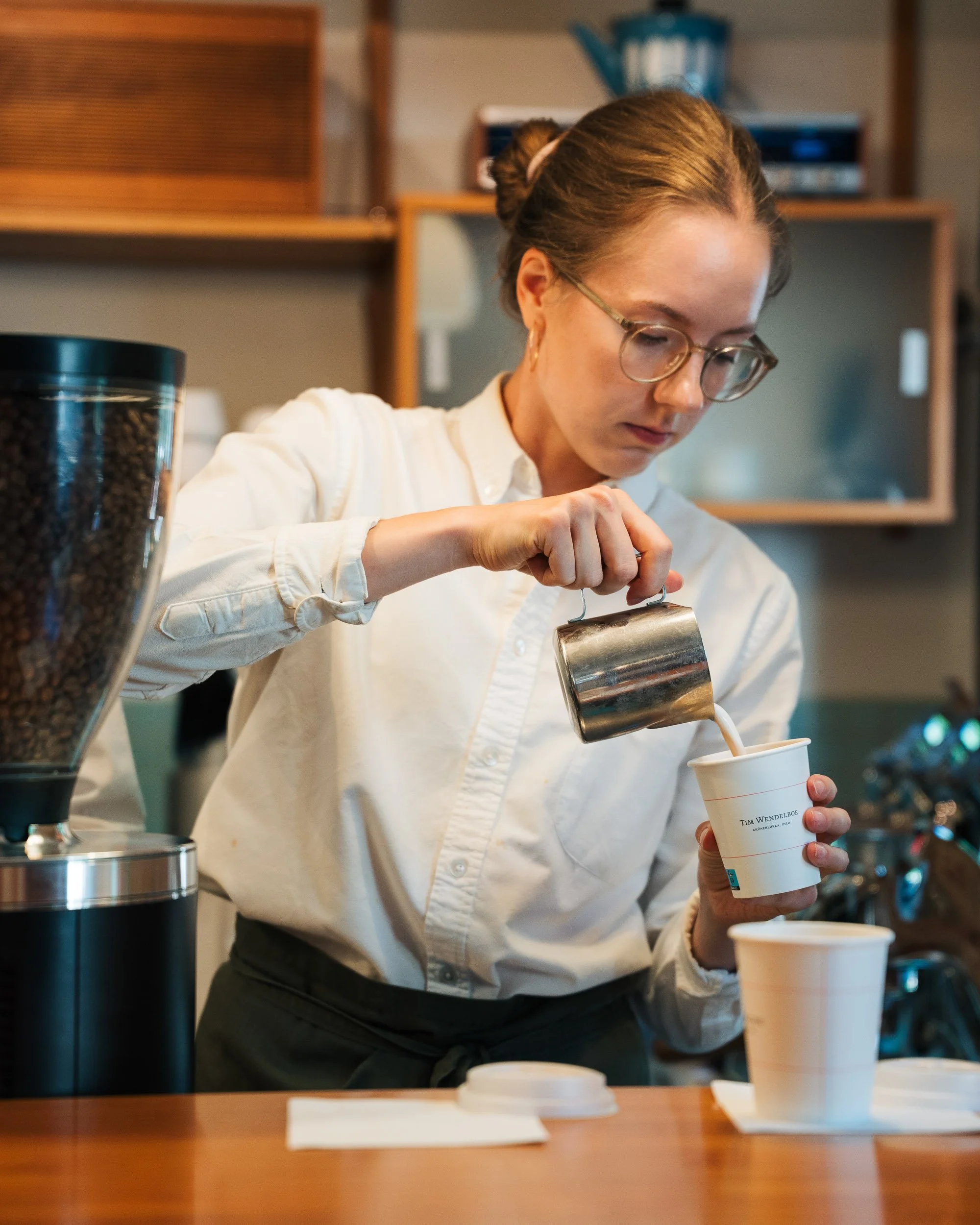 Tim Wendelboe coffee shop in Grünerløkka Oslo, Norway Commercial Photography