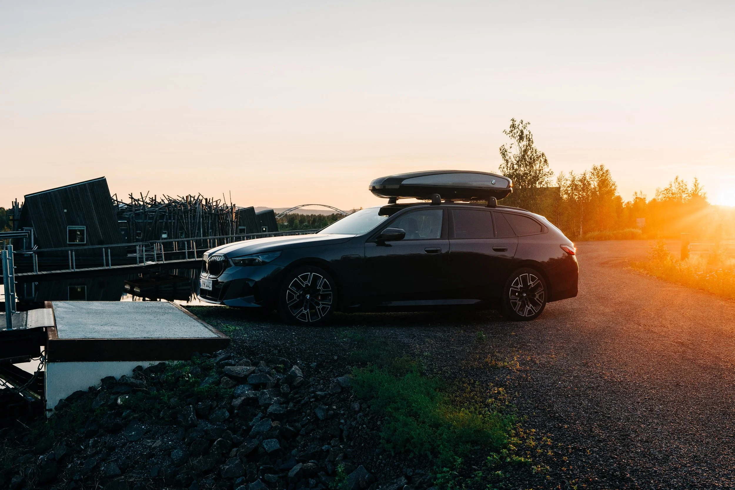 BMW commercial photography at the Arctic Bath Hotel, Sweden