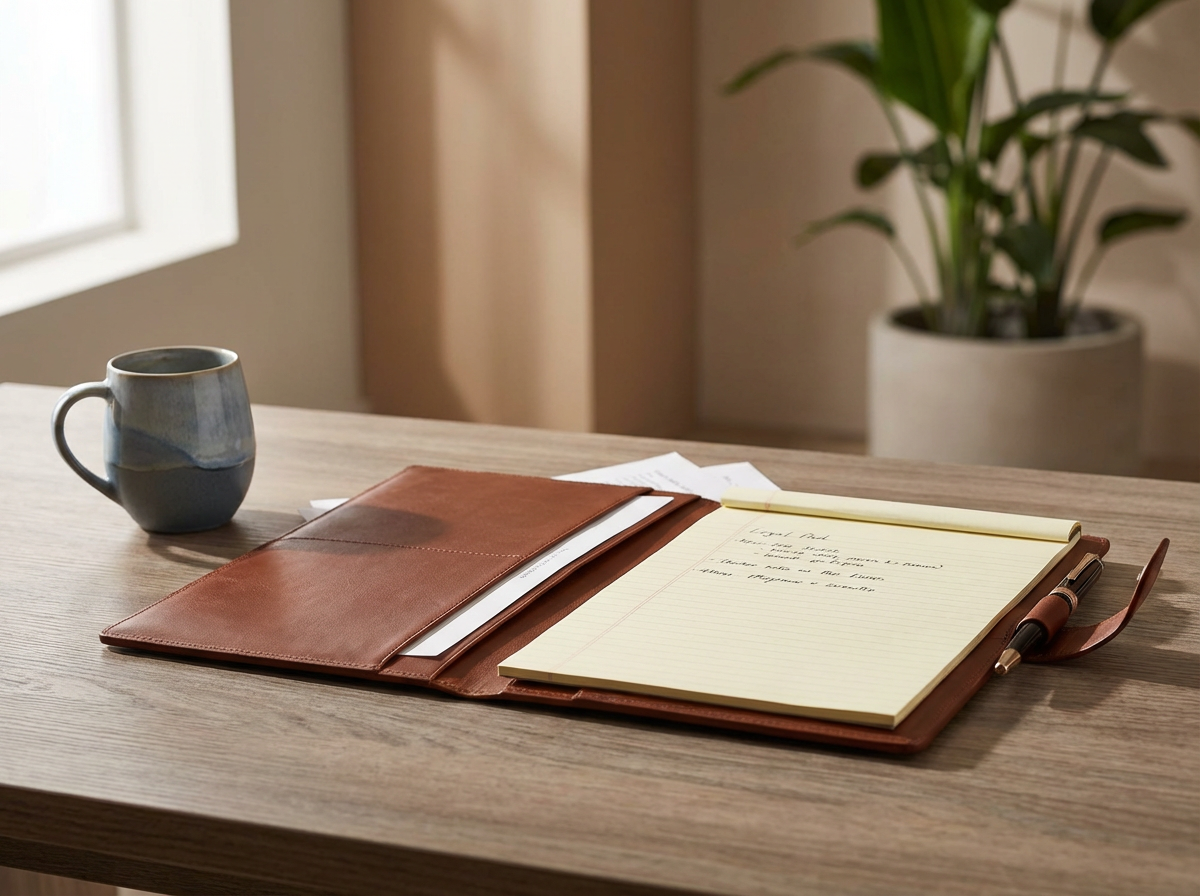 Leather Padfolio
