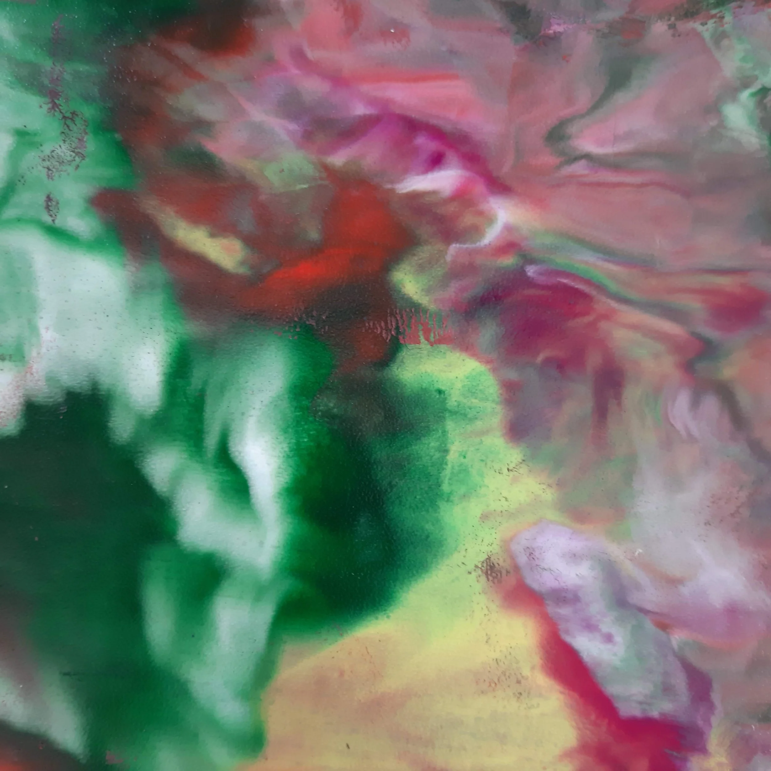 The Surface Continues IV digital photograph acrylic paint compressed between plastic sheets 40x40cm 2020.jpg