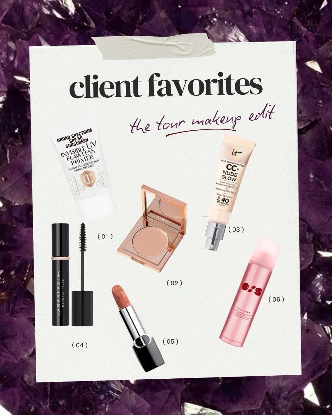 When it comes to busy days of work events, especially on the road, we swear by these makeup products to keep you looking your best all day. 

Clicks the ShopMy link in our bio to shop to all our client favorites. 

Charlotte Tilbury, Dior, Tarte, IT 