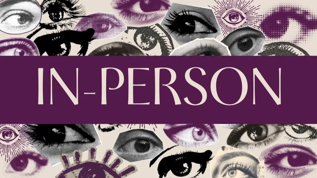 Graphic banner image for in-person services