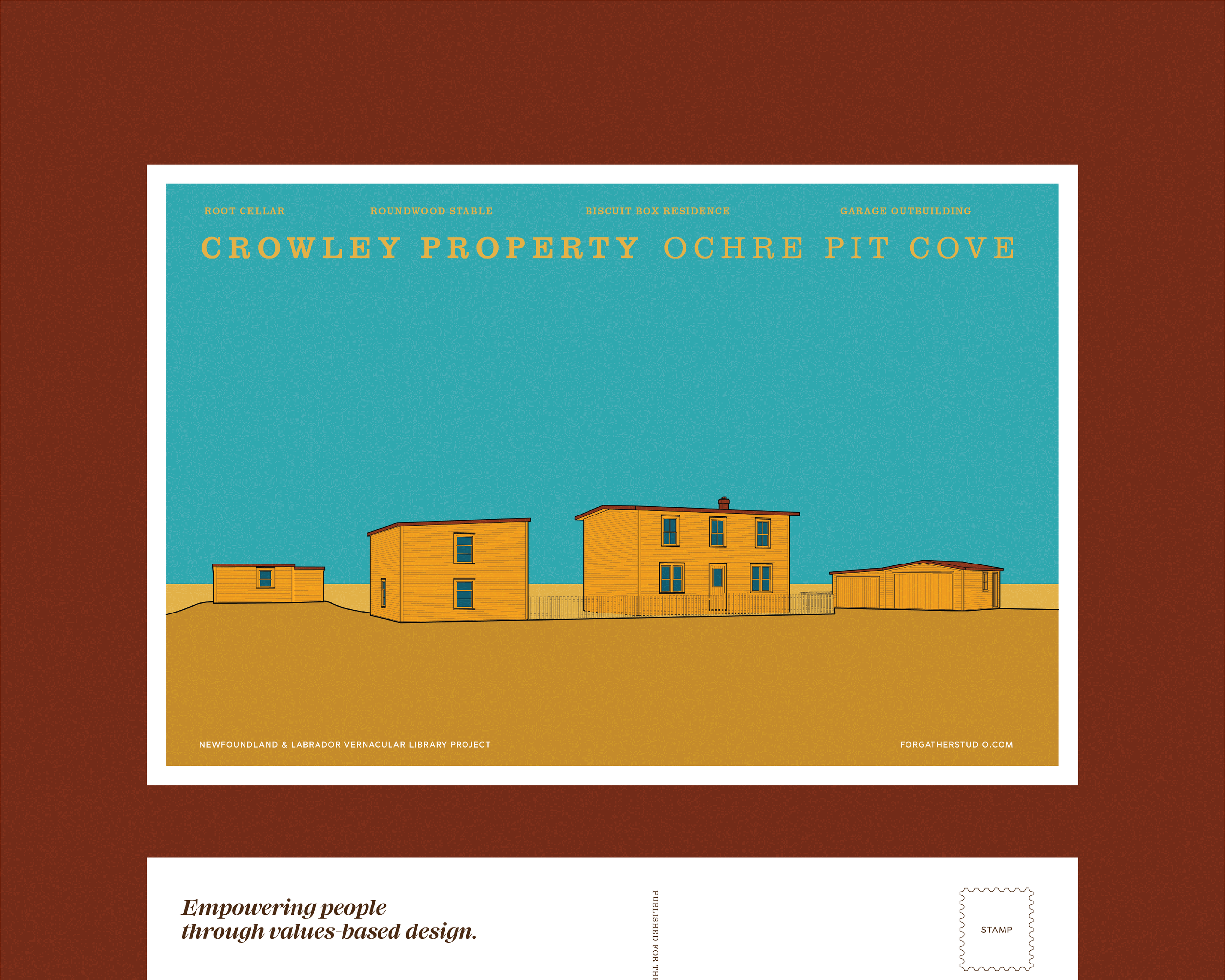 Crowley Property: Ochre Pit Cove - Architectural Illustration · Heritage Conservation