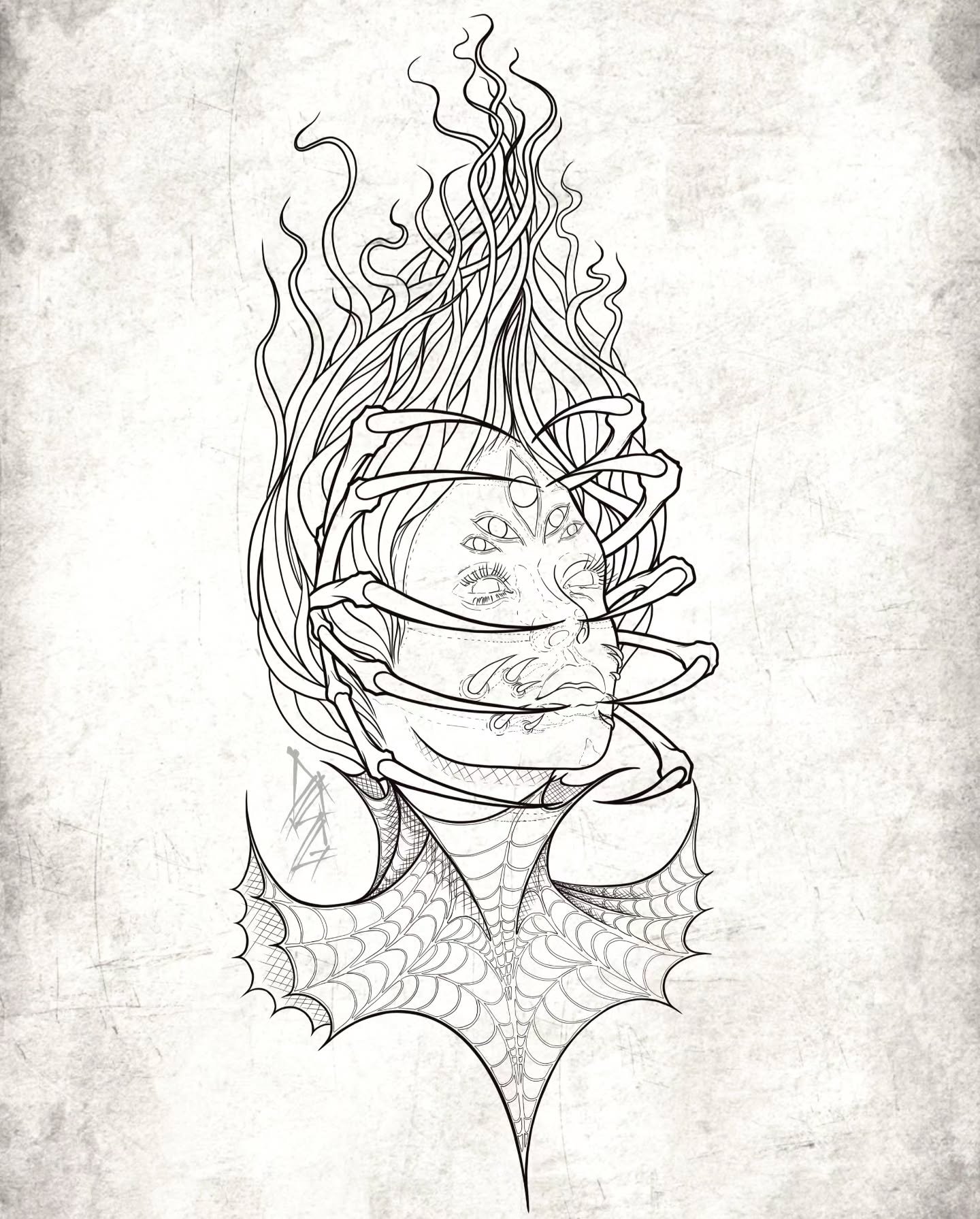 "She says she'll 𝖐𝖎𝖑𝖑 me, I know someday she will
Look at me 𝖇𝖑𝖊𝖊𝖉𝖎𝖓𝖌 with my 𝖑𝖔𝖛𝖊 for her still"🕸🕷

Available design. Link to book in my bio.

🦇

🦇

🦇

#goth #spidertattoo #girltattoo #tattoos #fyp
