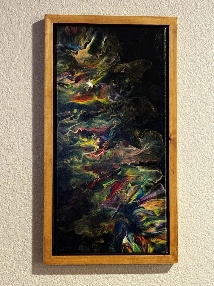 10" x 20" Framed Original Acrylic Artwork                   (SOLD!)