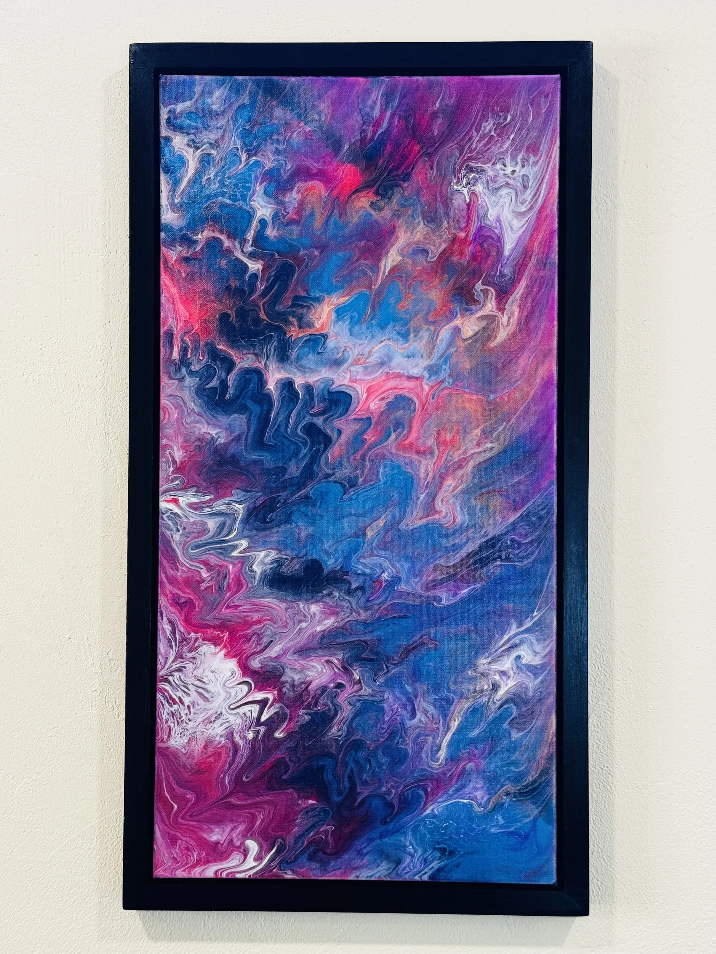 12" x 24"  Framed Original Acrylic Artwork