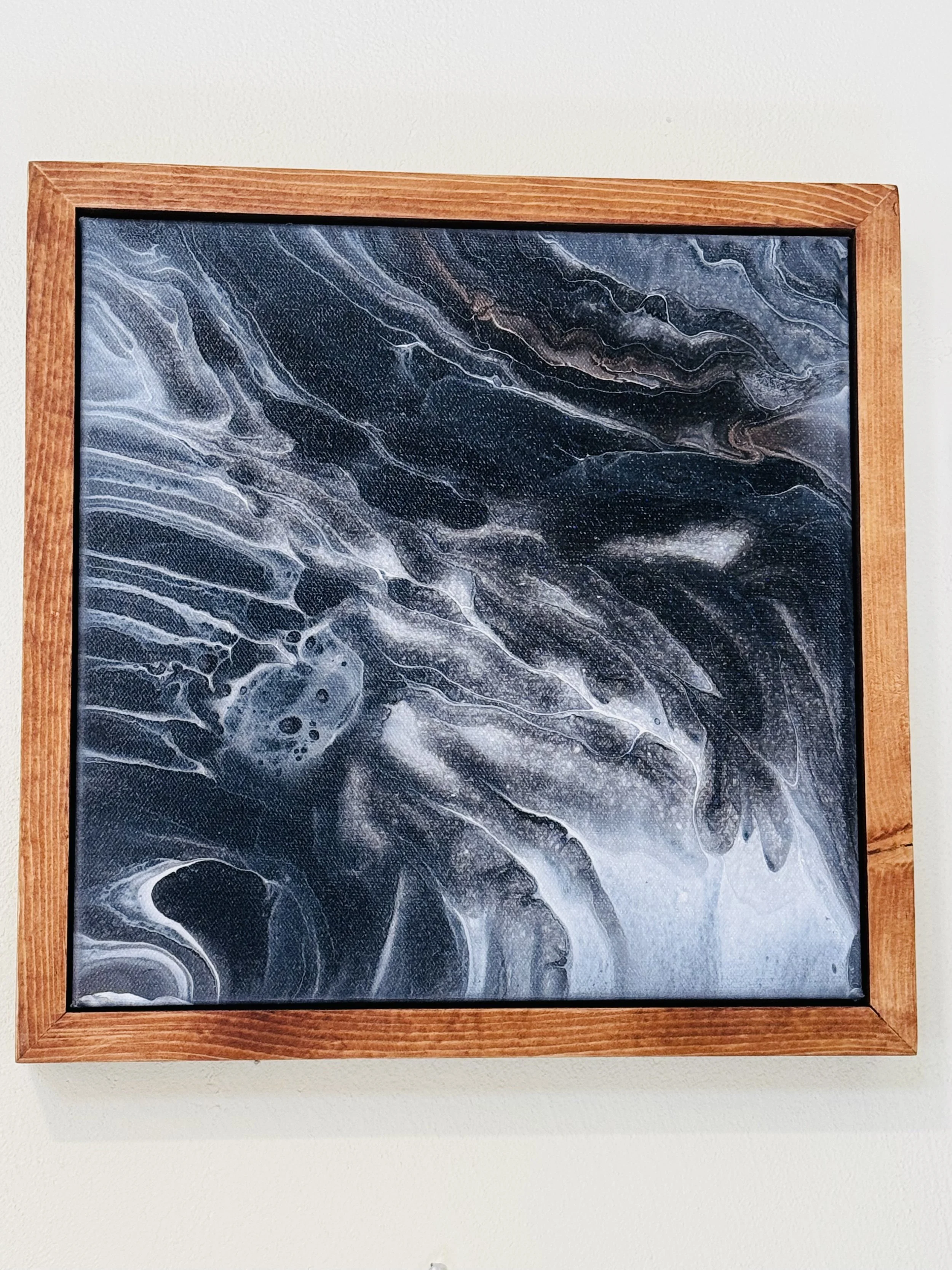 12" x 12" Framed Orignal Acrylic Artwork