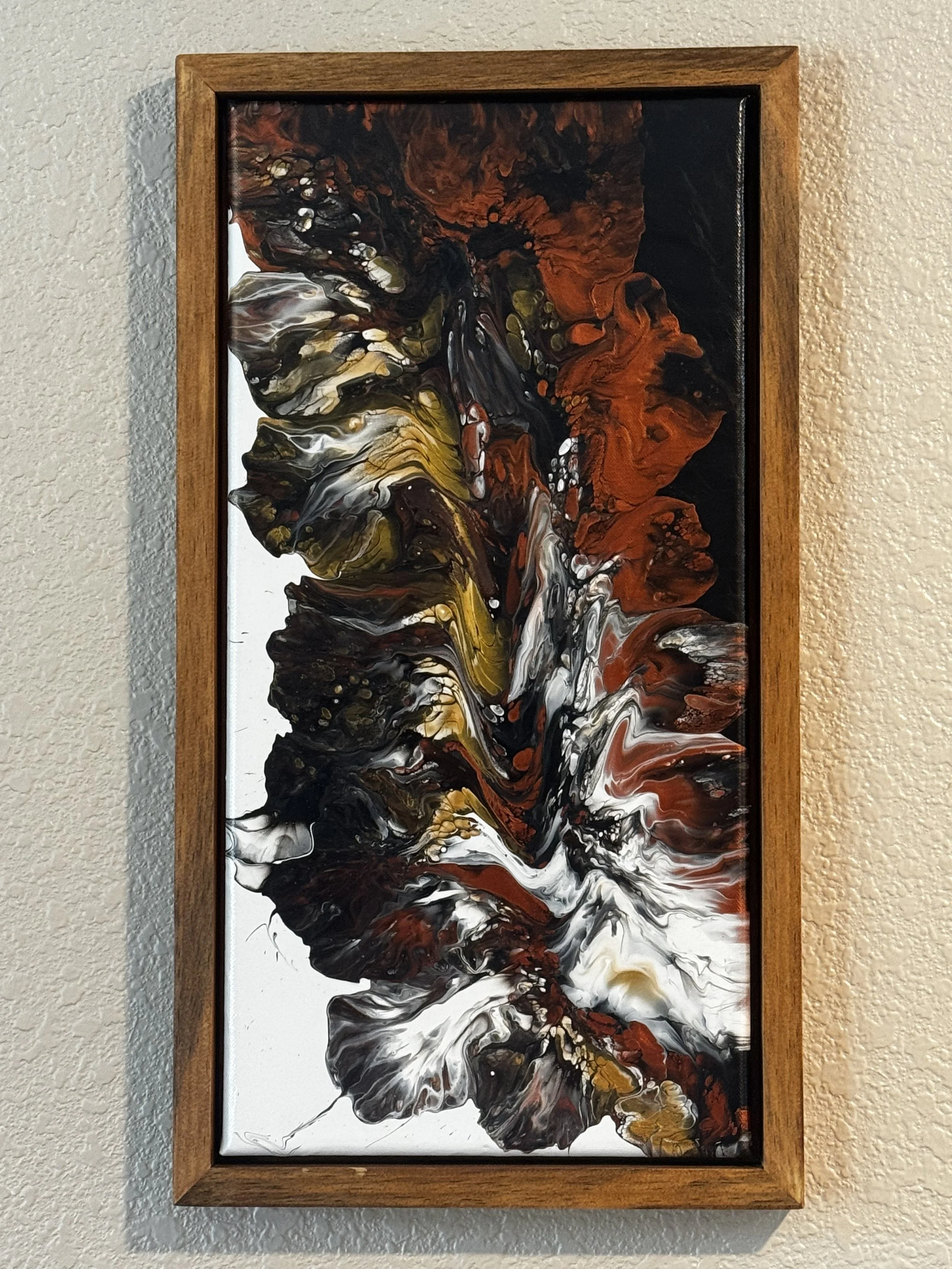 10" x 20" Framed Original Acrylic Artwork   (Sold)