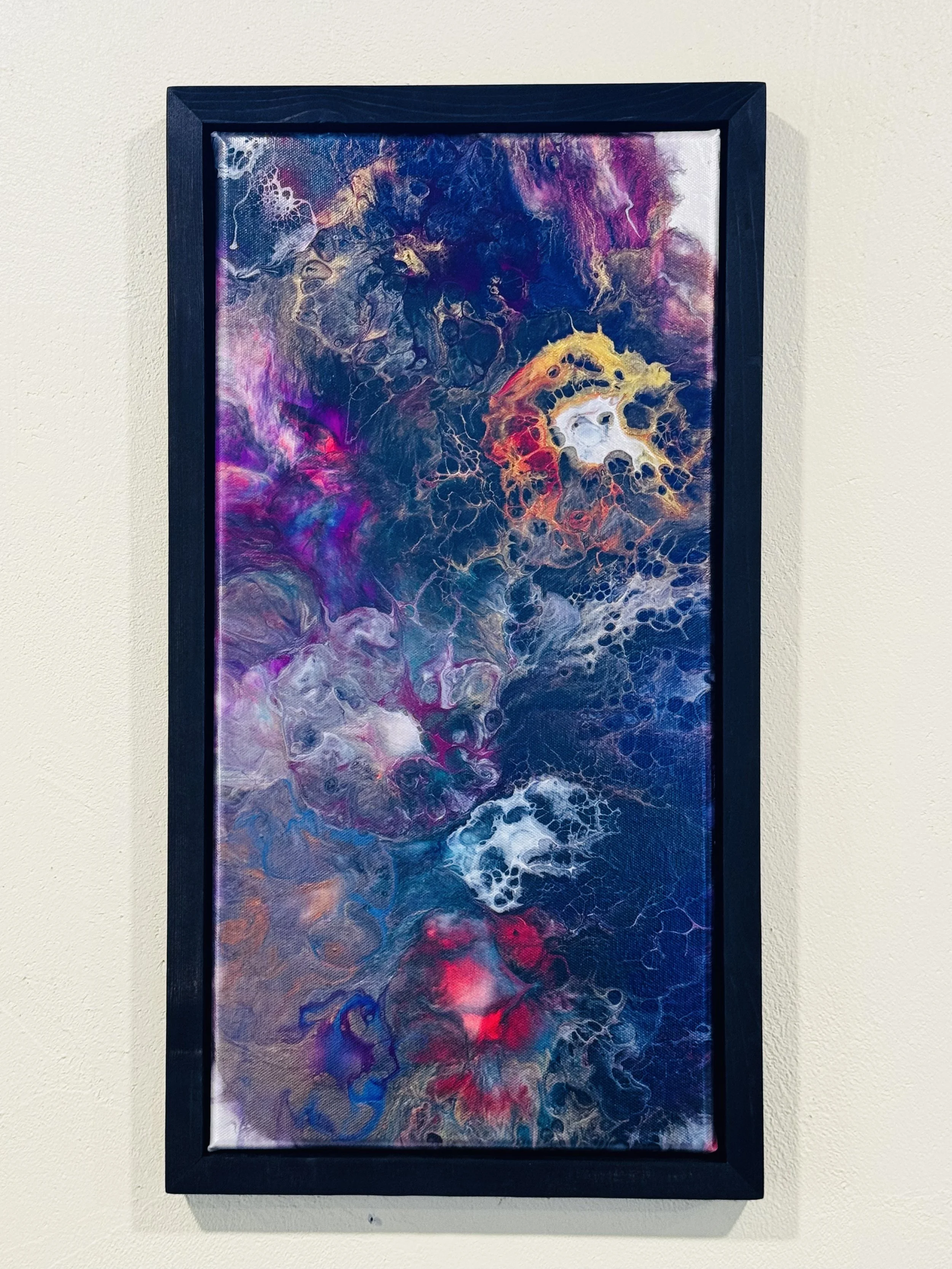 10" x 20" Framed Original Acrylic Artwork