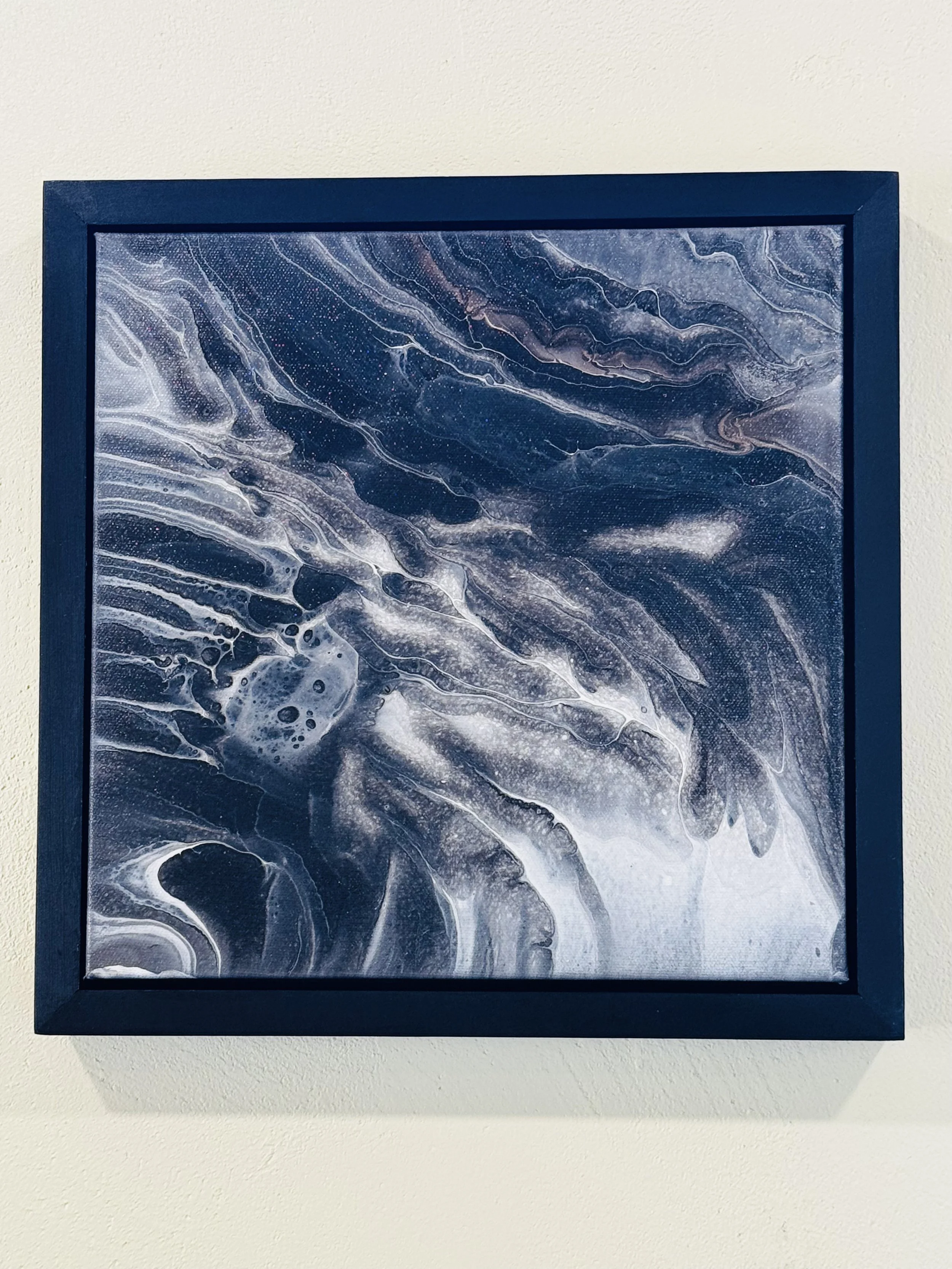 14" x 14"  Original Framed Acrylic Artwork