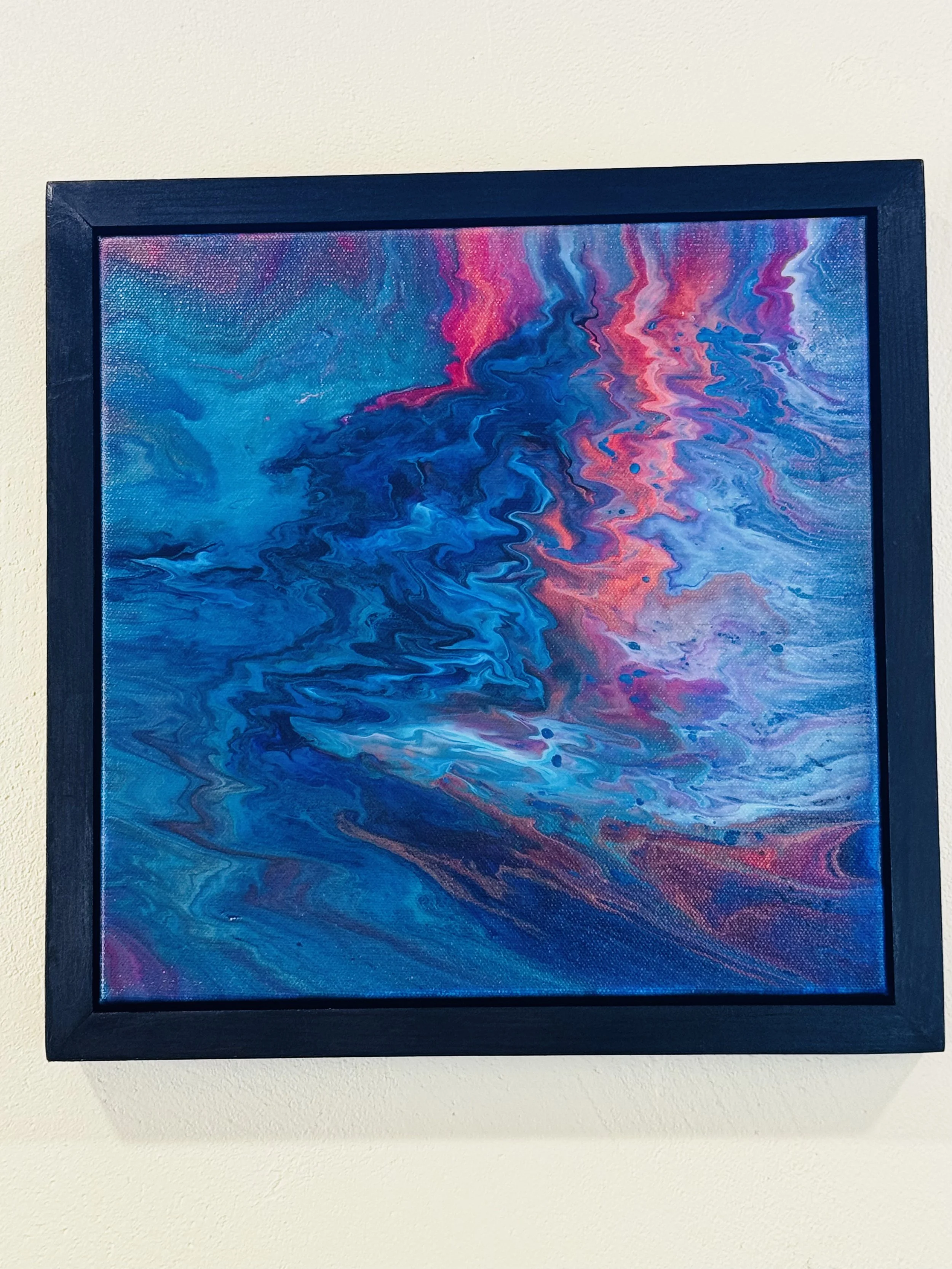 12" x 12"  Original Framed Acrylic Artwork.          (NEW COLLECTION! )