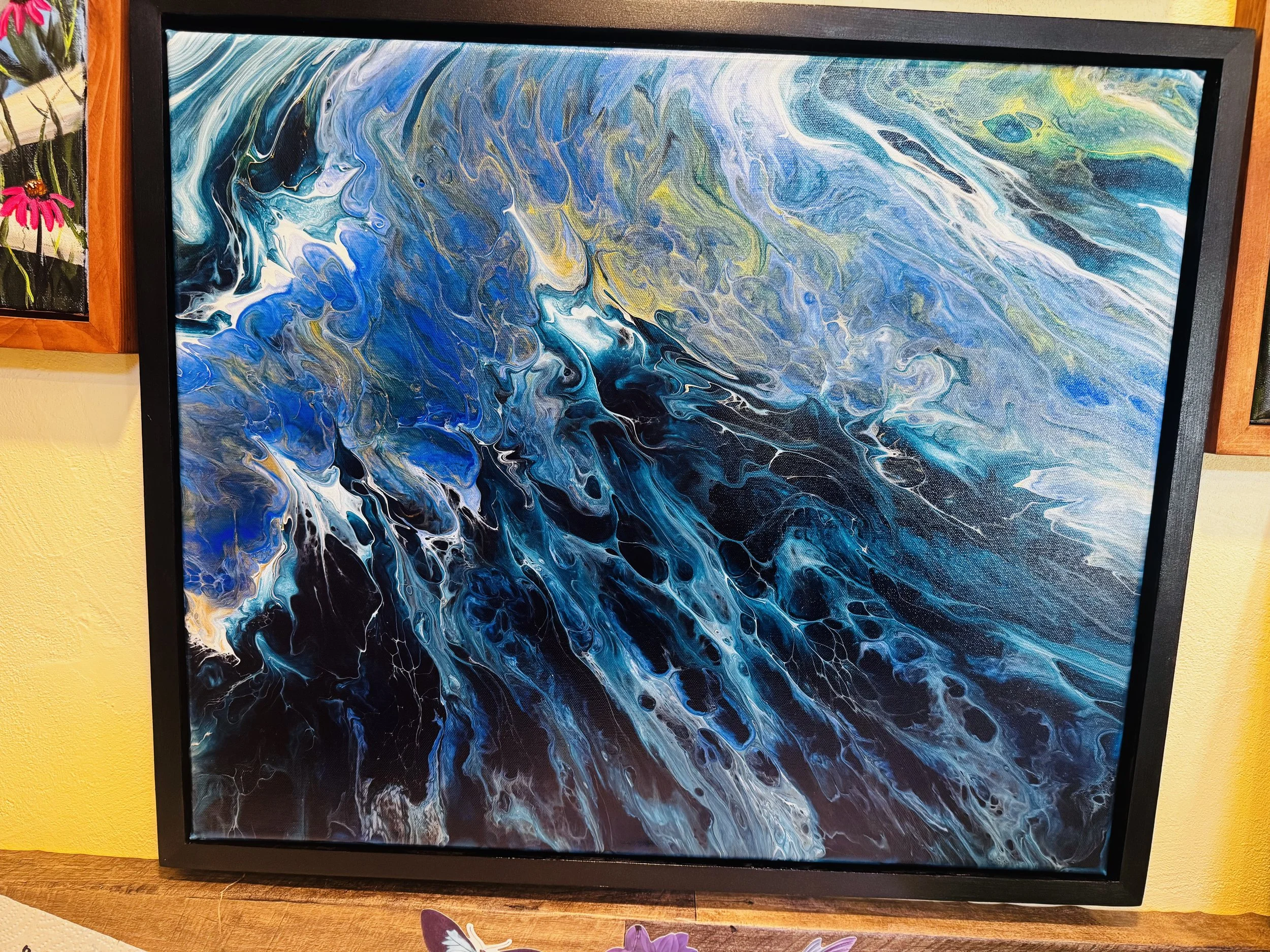 20" x 24" Original Framed Acrylic Artwork             (New Collection!)
