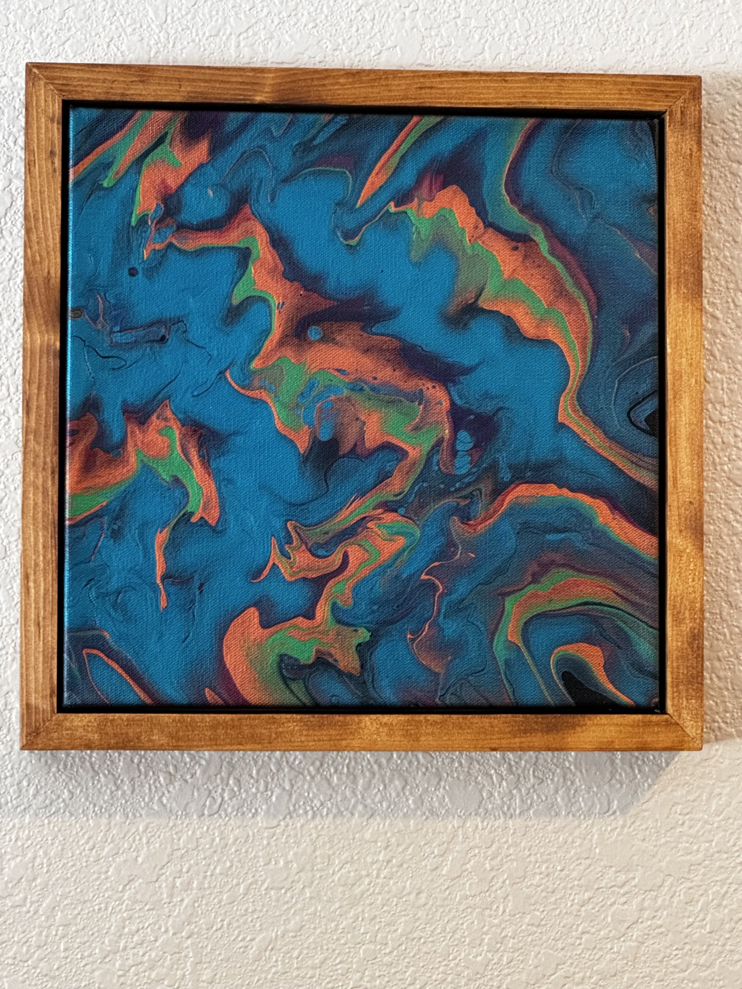 12" x 12" Framed Original Acrylic Artwork