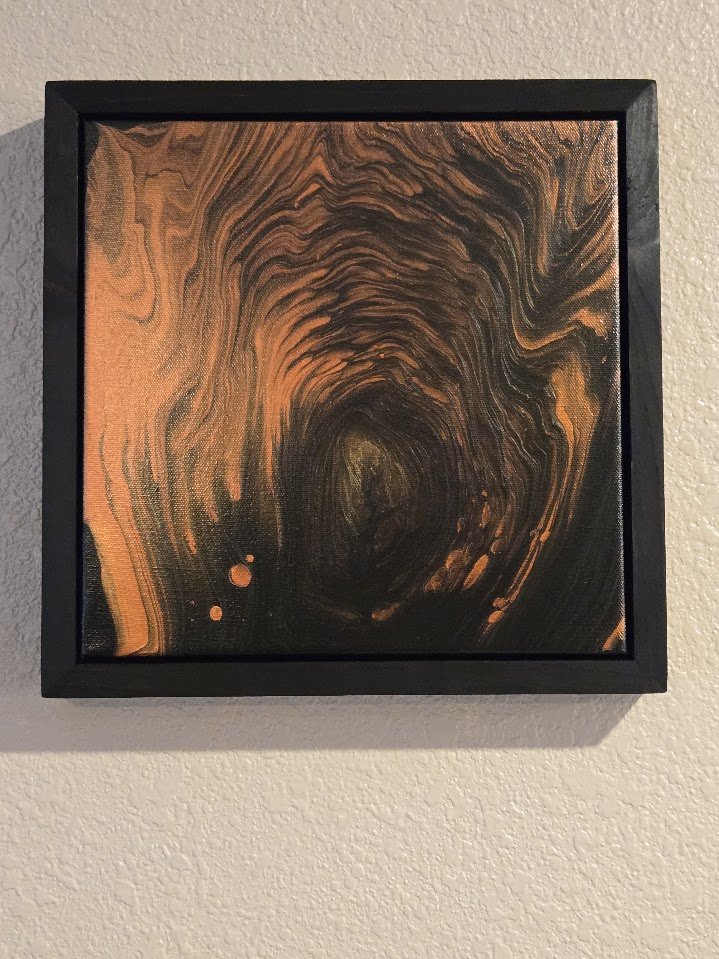 12" x 12"  Framed Original Acrylic Artwork