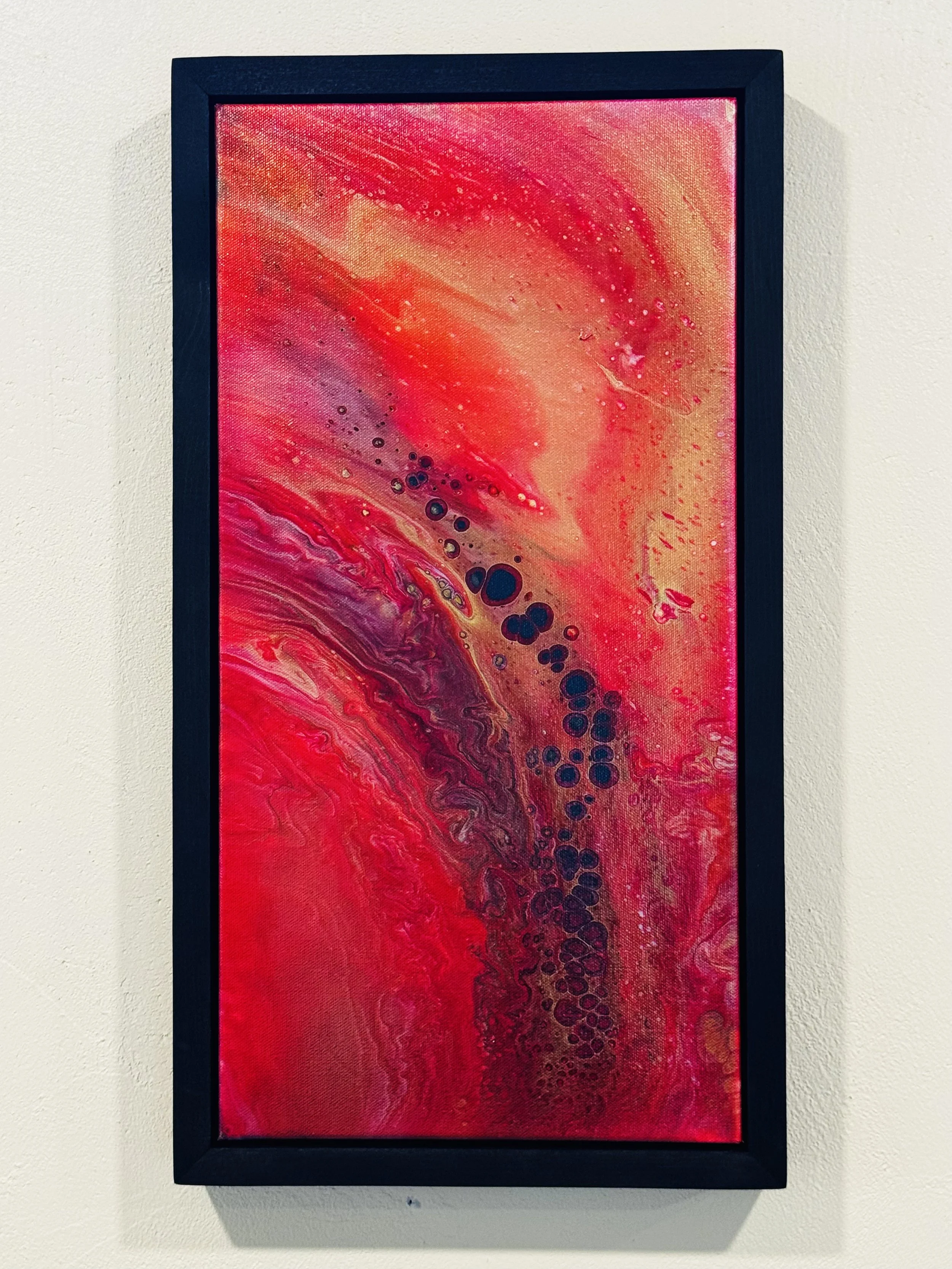 10" x 20" Framed Original Acrylic Artwork