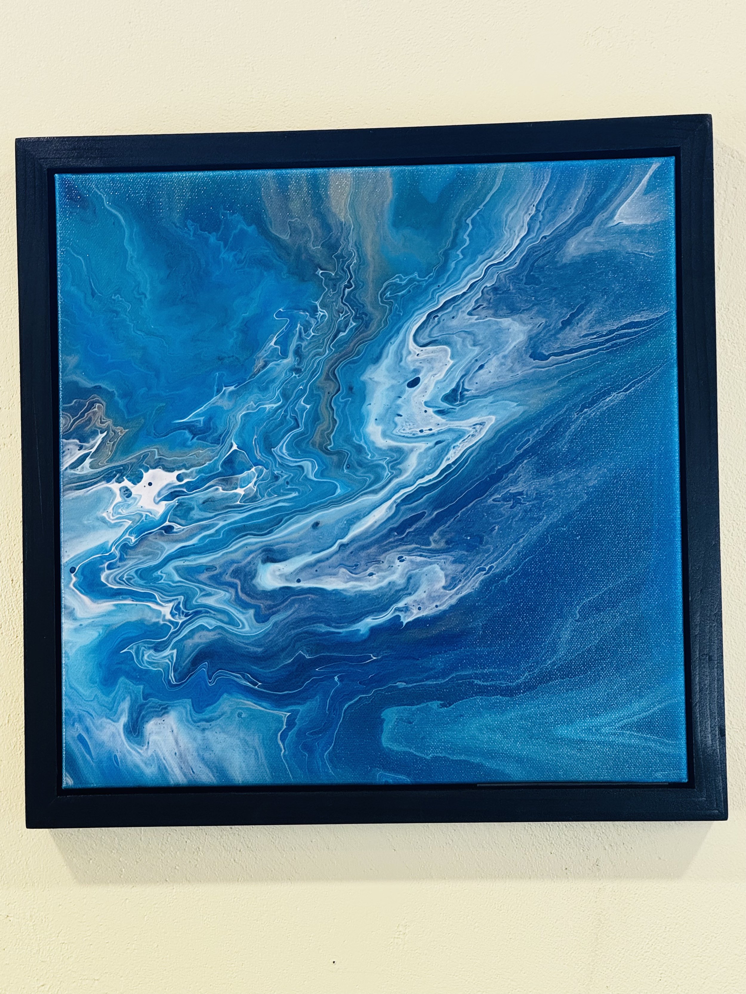 14" x 14"  Original Framed Acrylic Artwork