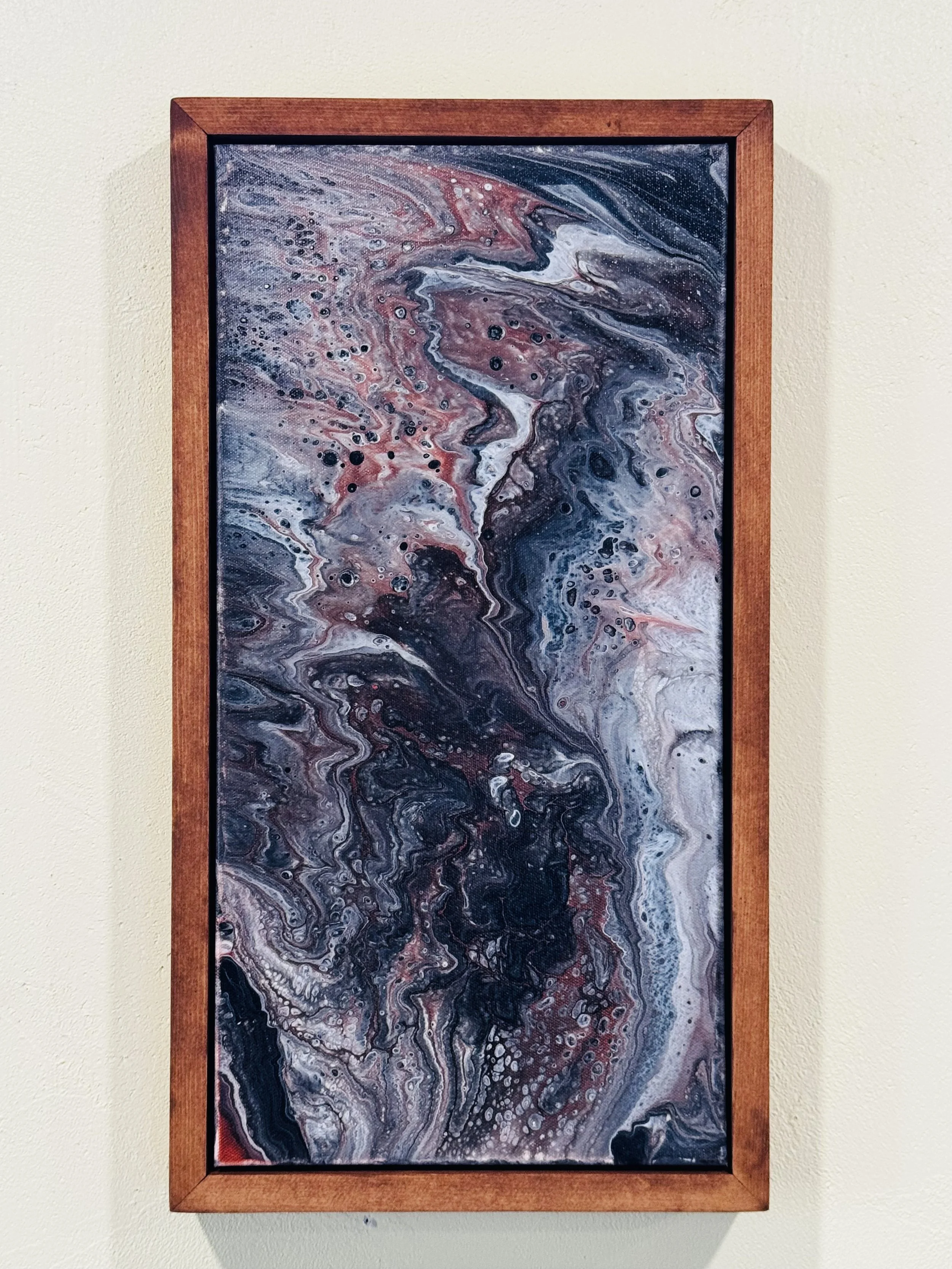 10" x 20" Framed Original Acrylic Artwork