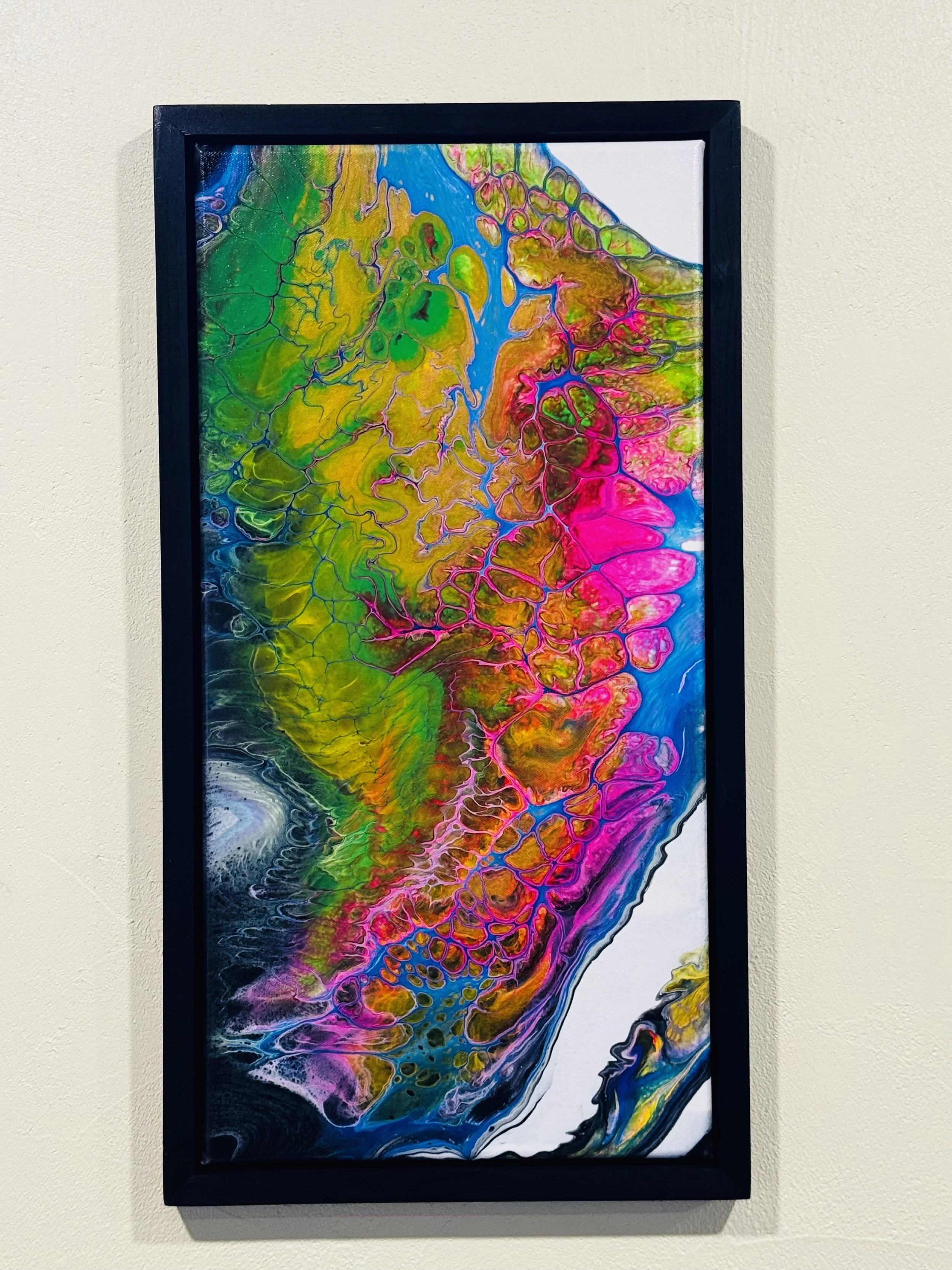 12" x 24" Framed Original Acrylic Artwork