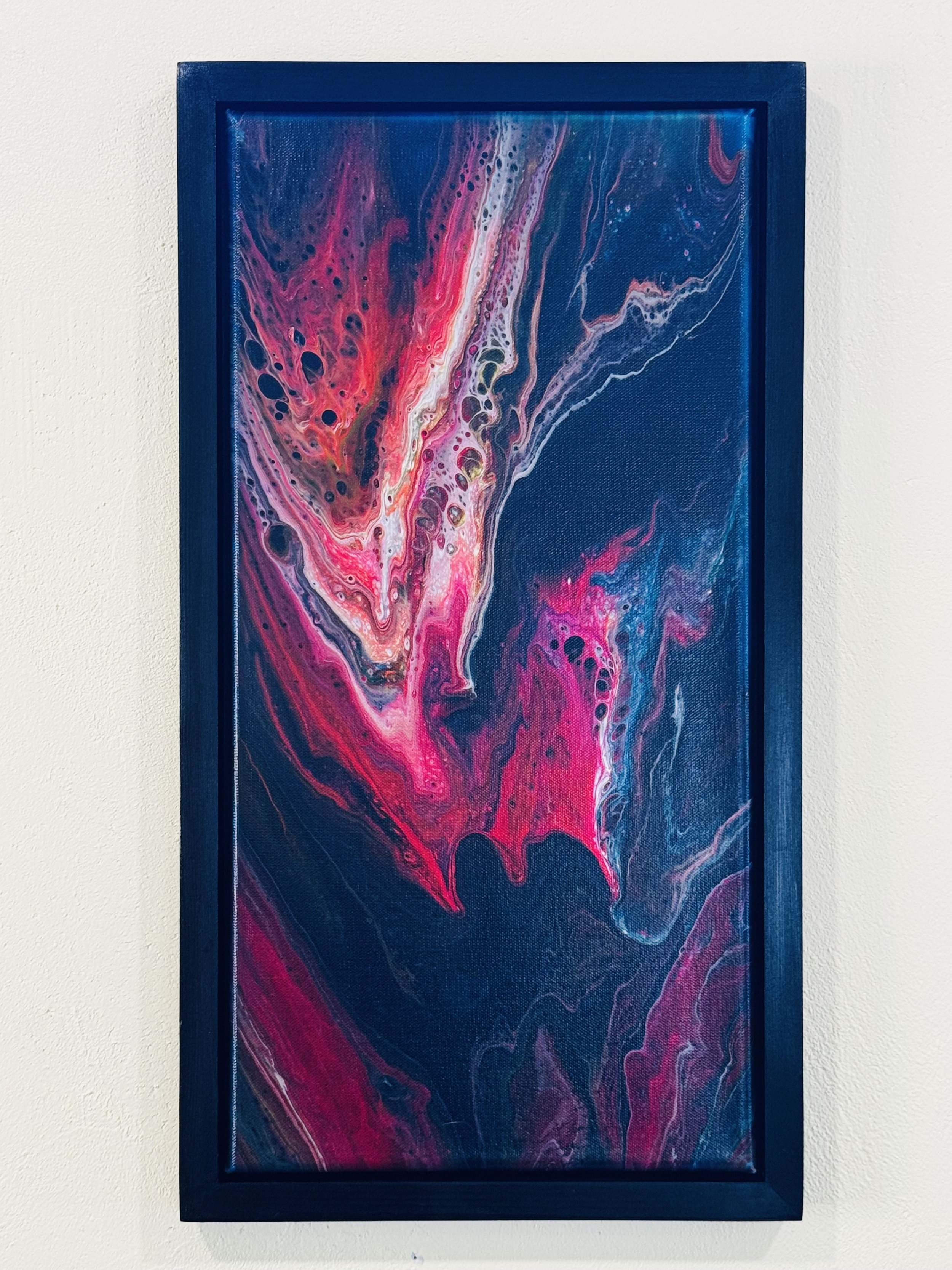 10" x 20" Framed Original Acrylic Artwork