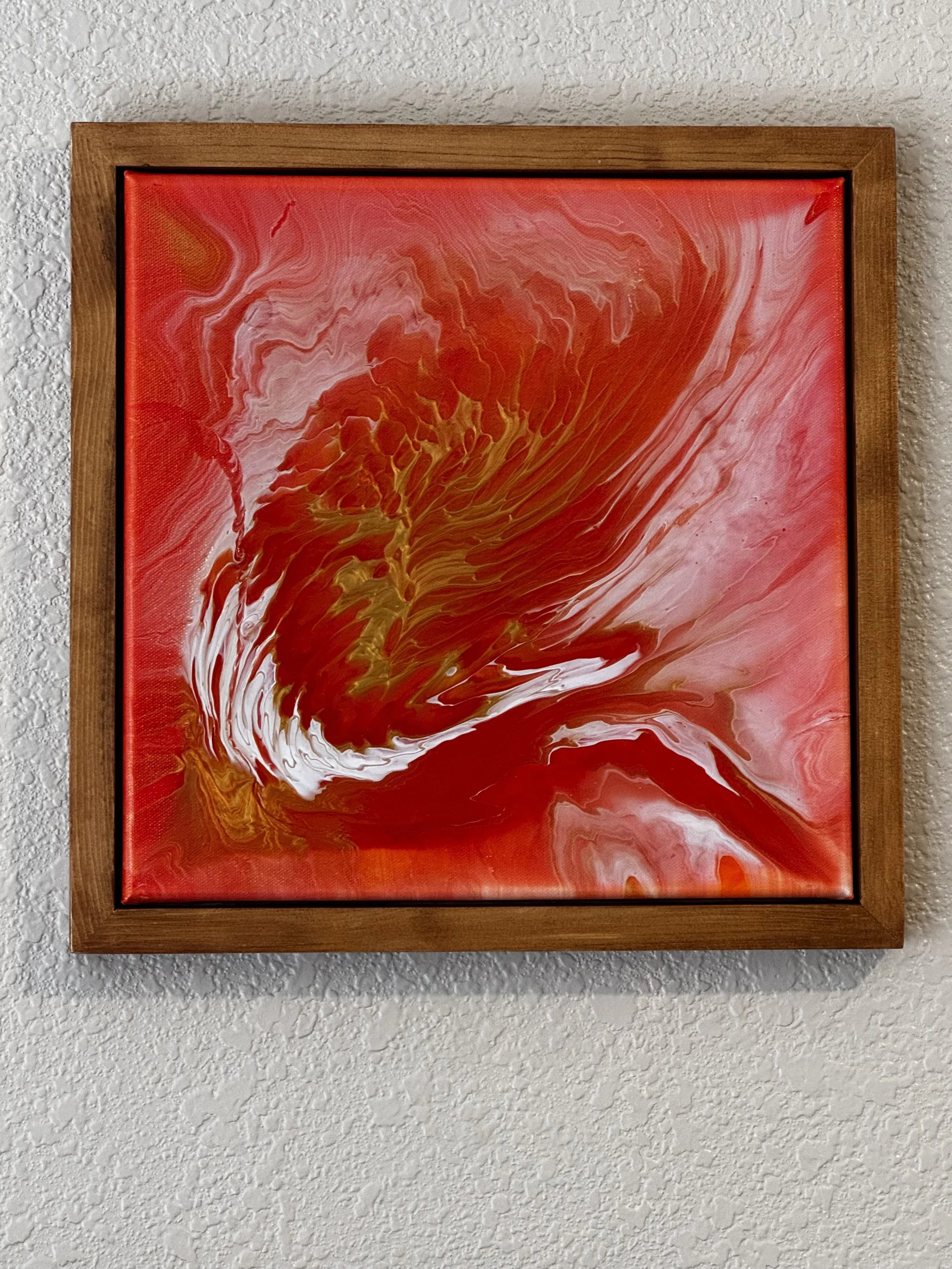 12" x 12" Original Framed Acrylic Artwork.   (SOLD)