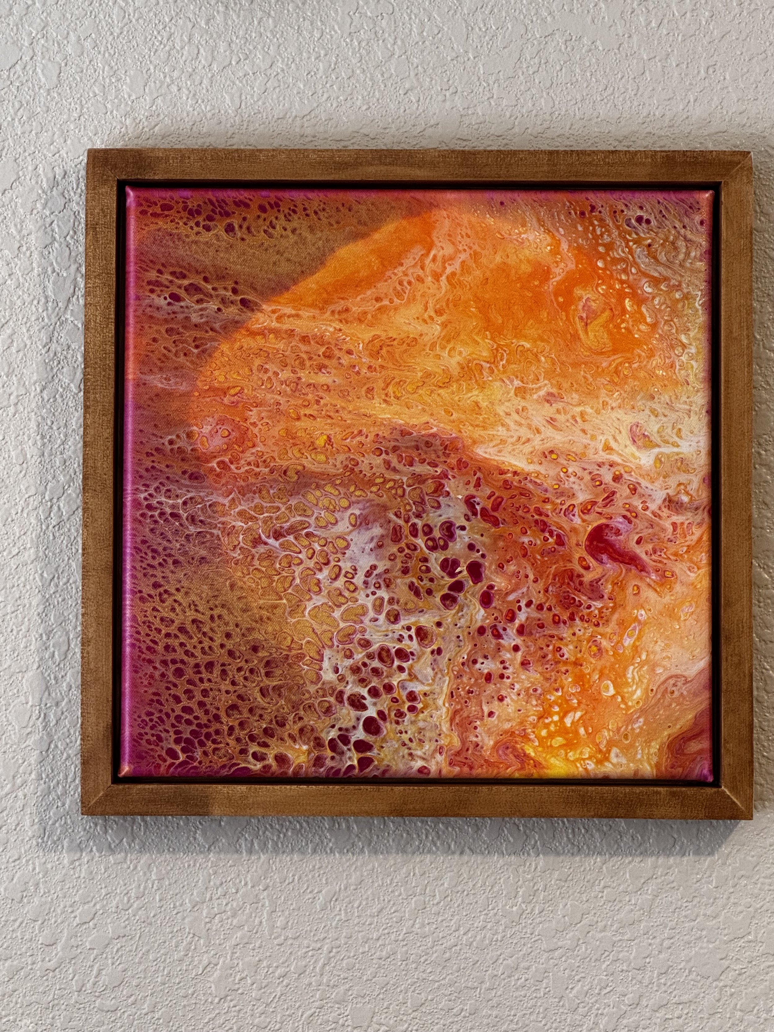 12" x 12" Original Framed Acrylic Artwork   (Sold)
