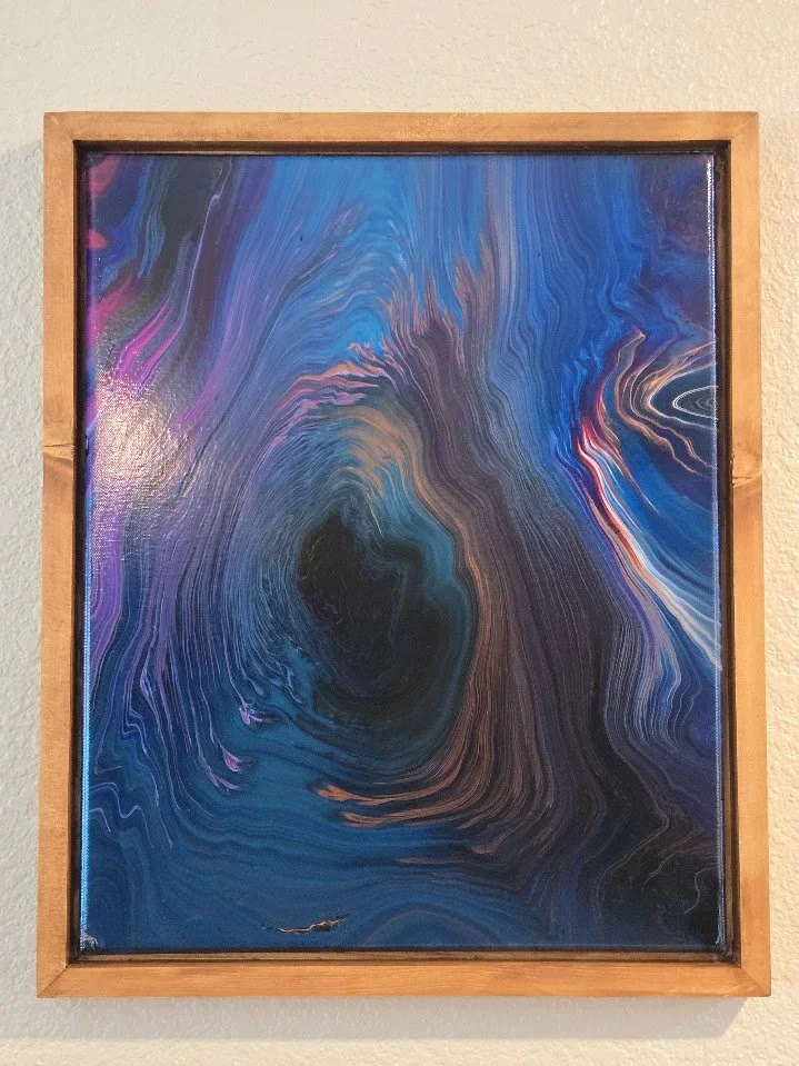 16" x 20"  Framed Original Acrylic Artwork