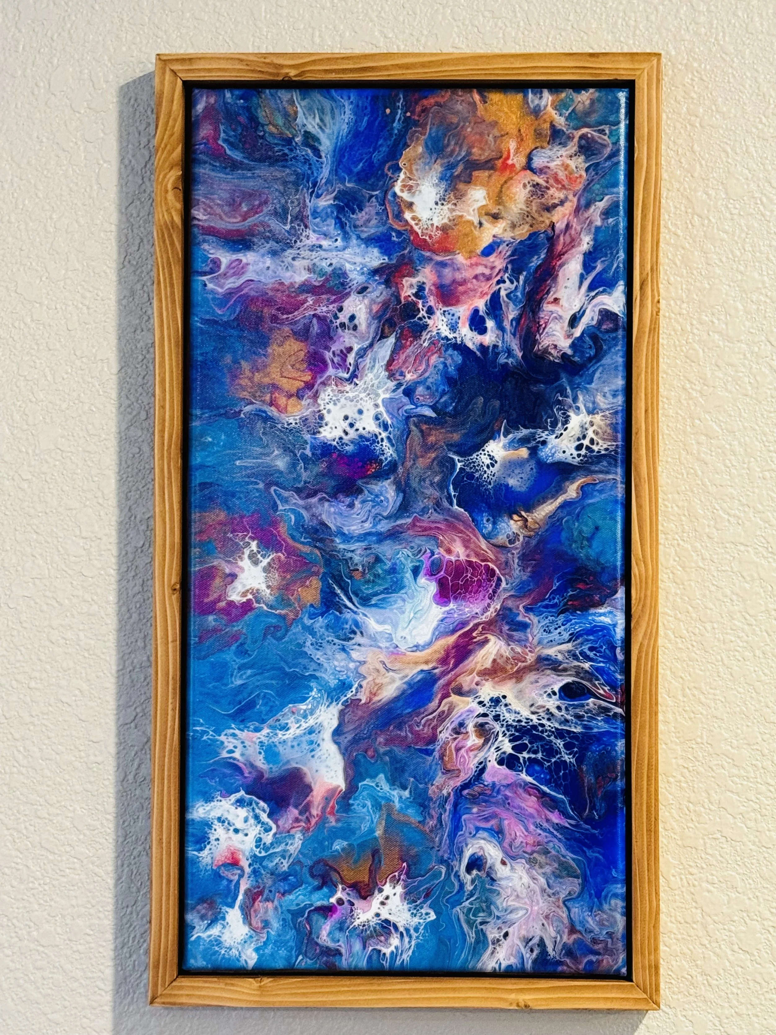12" x 24" Framed Original Acrylic Artwork