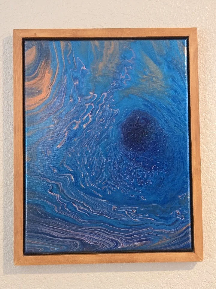 14" x 18" Framed Original Acrylic Artwork