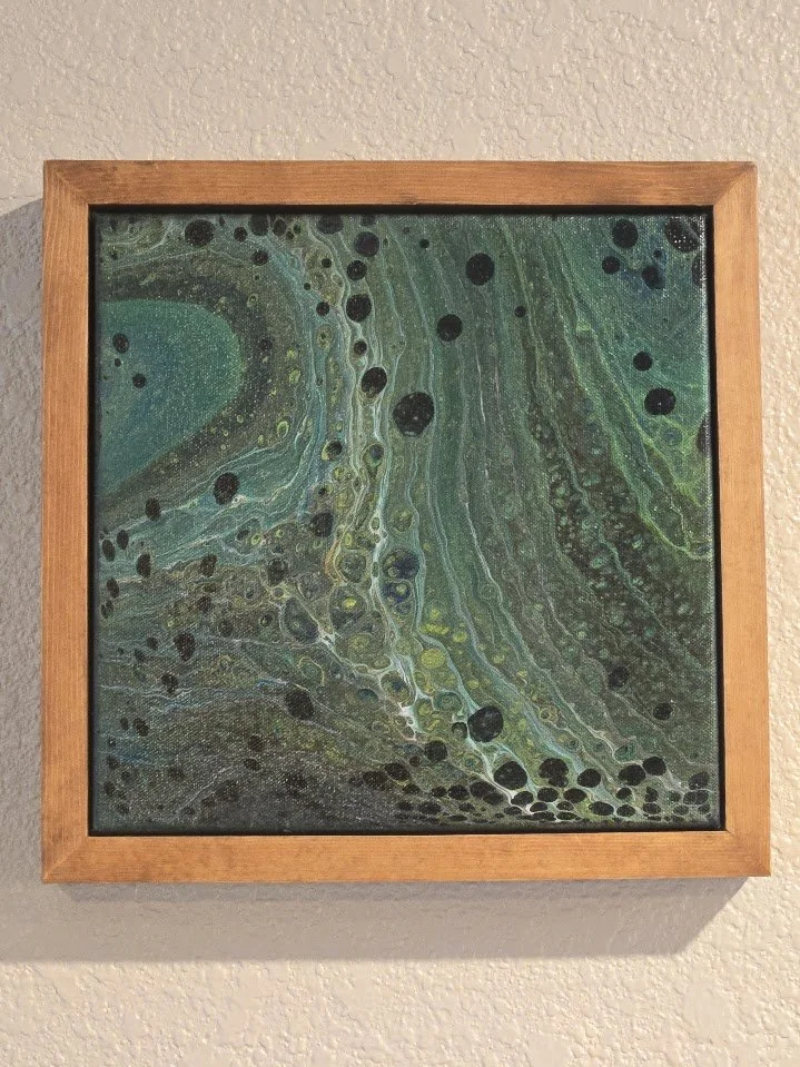 10" x 10"  Framed Original Acrylic Artwork   (Sold)