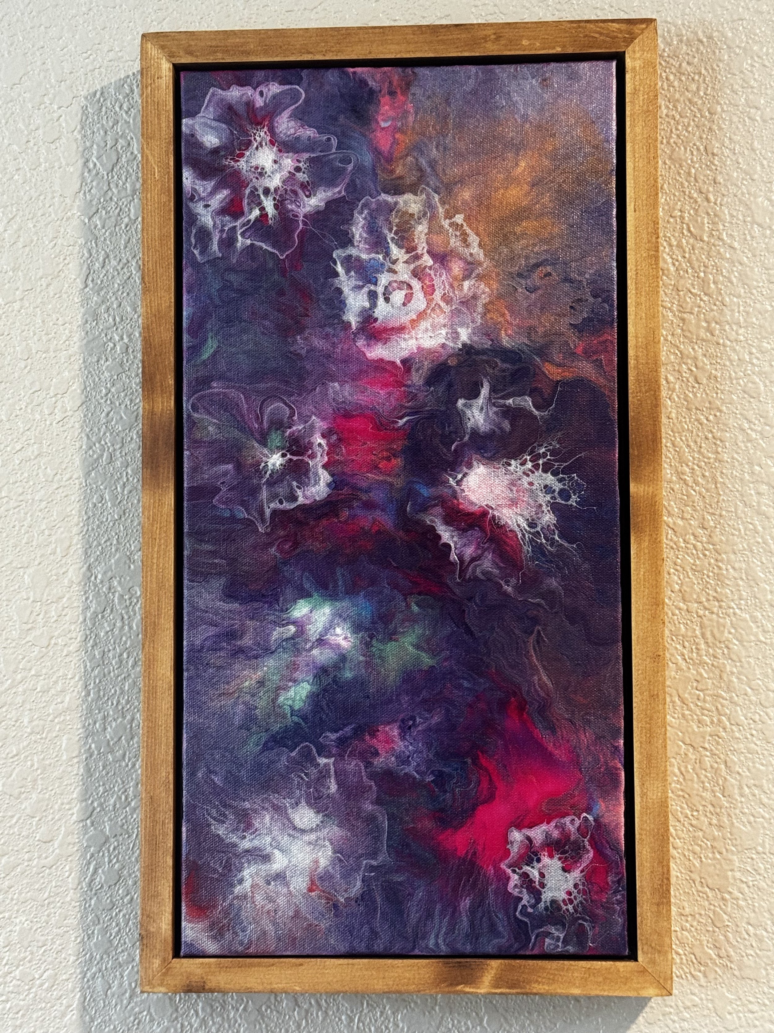 10" x 20" Framed Original Acrylic Artwork