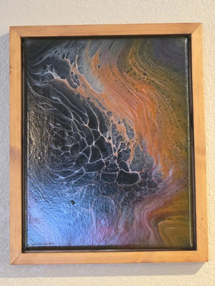 11" x 14" Framed Original Acrylic Artwork