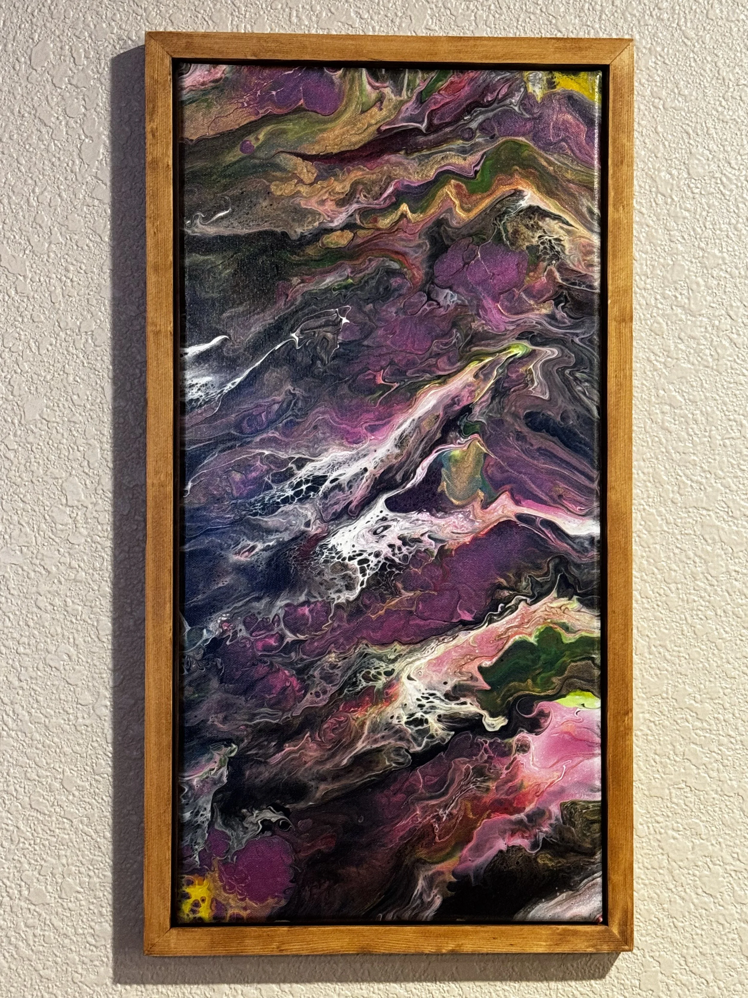 12" x 24"  Framed Original Acrylic Artwork       (SOLD!)