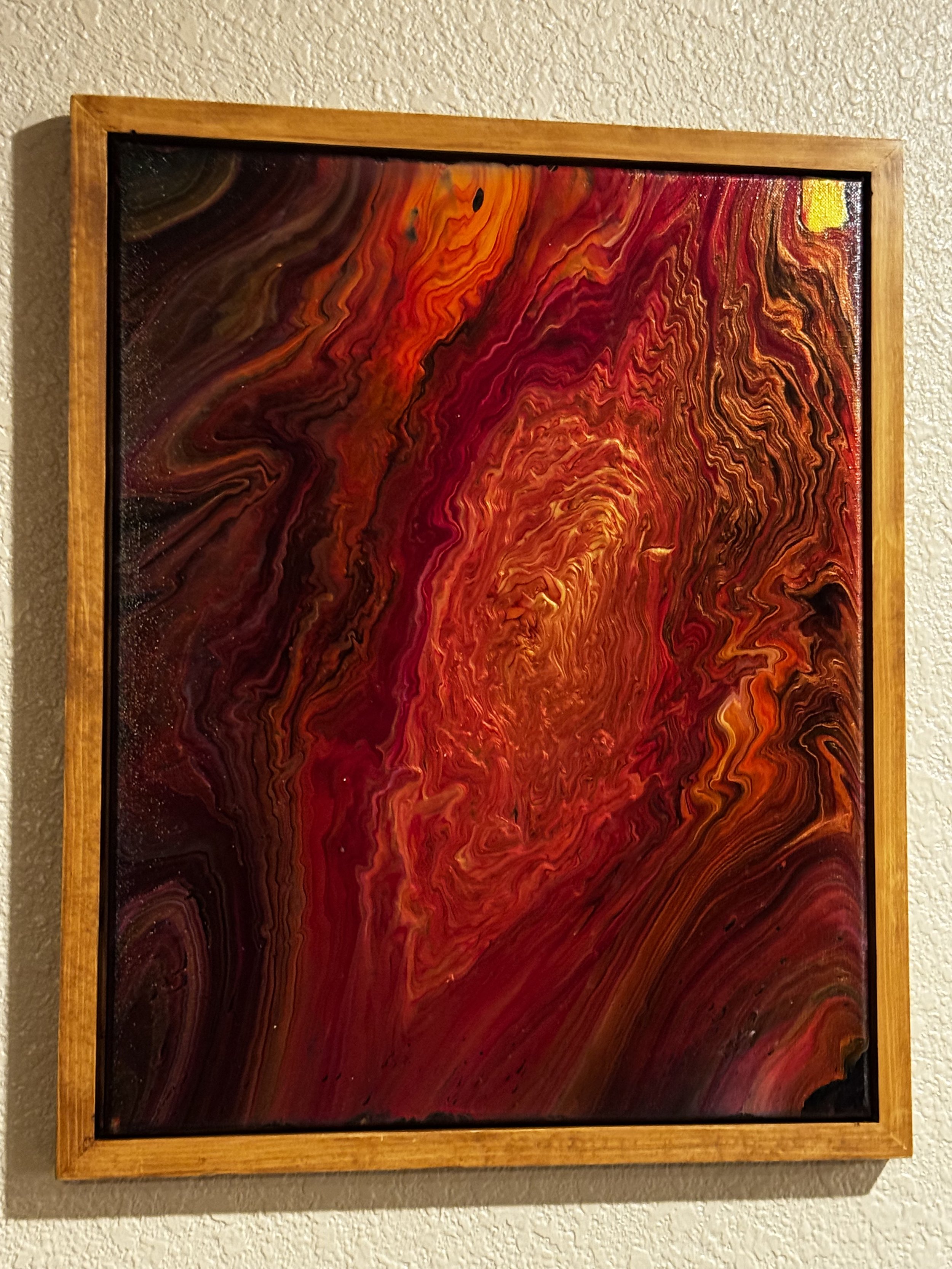 16" x 20" Original Framed Acrylic Artwork.  (SOLD)