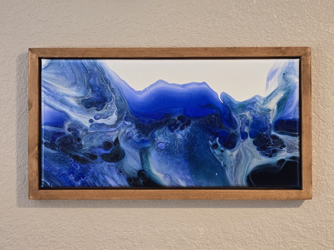 10" x 20" Framed Original Acrylic Artwork  NEW