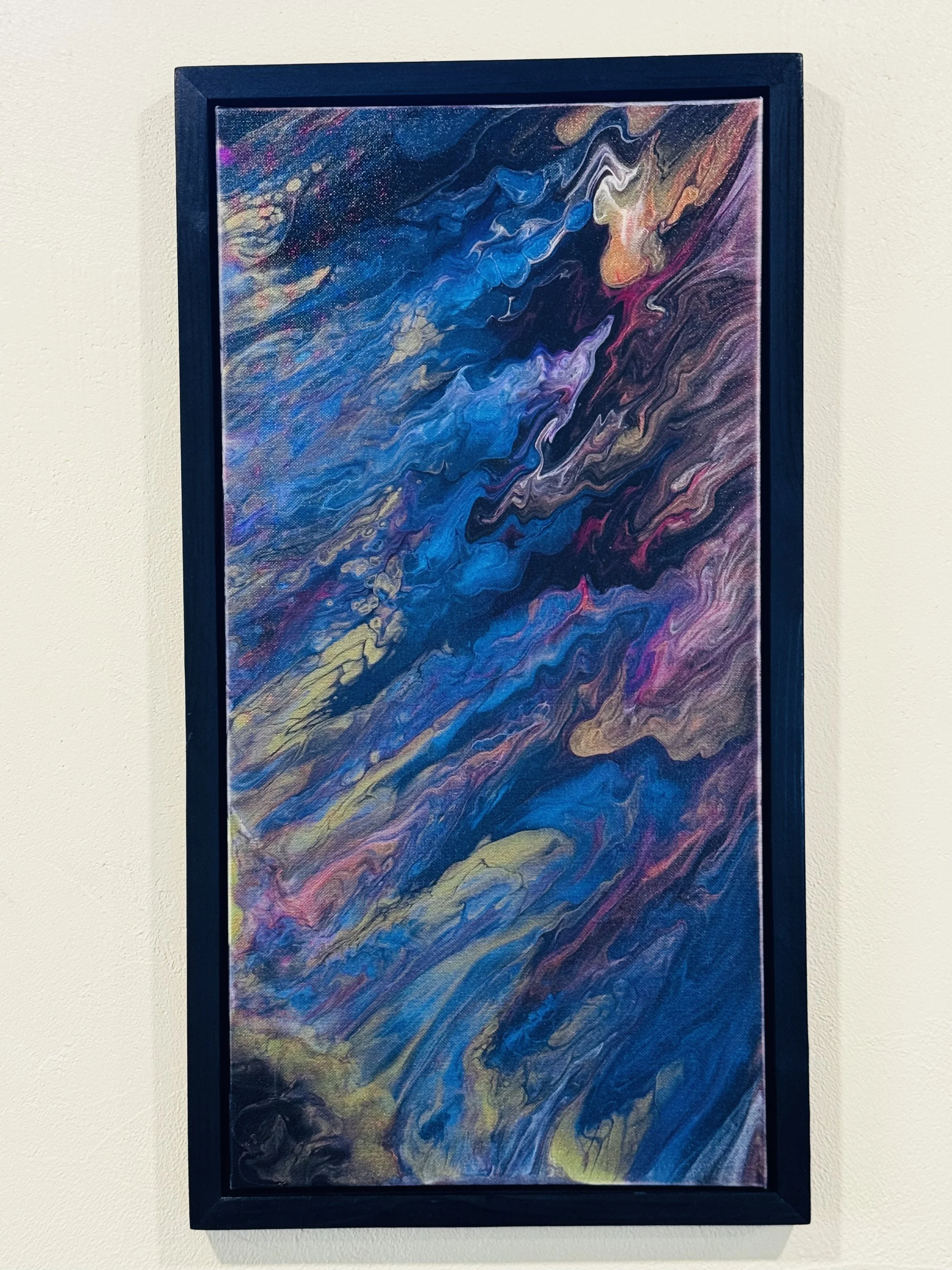 12" x 24" Framed Original Acrylic Artwork