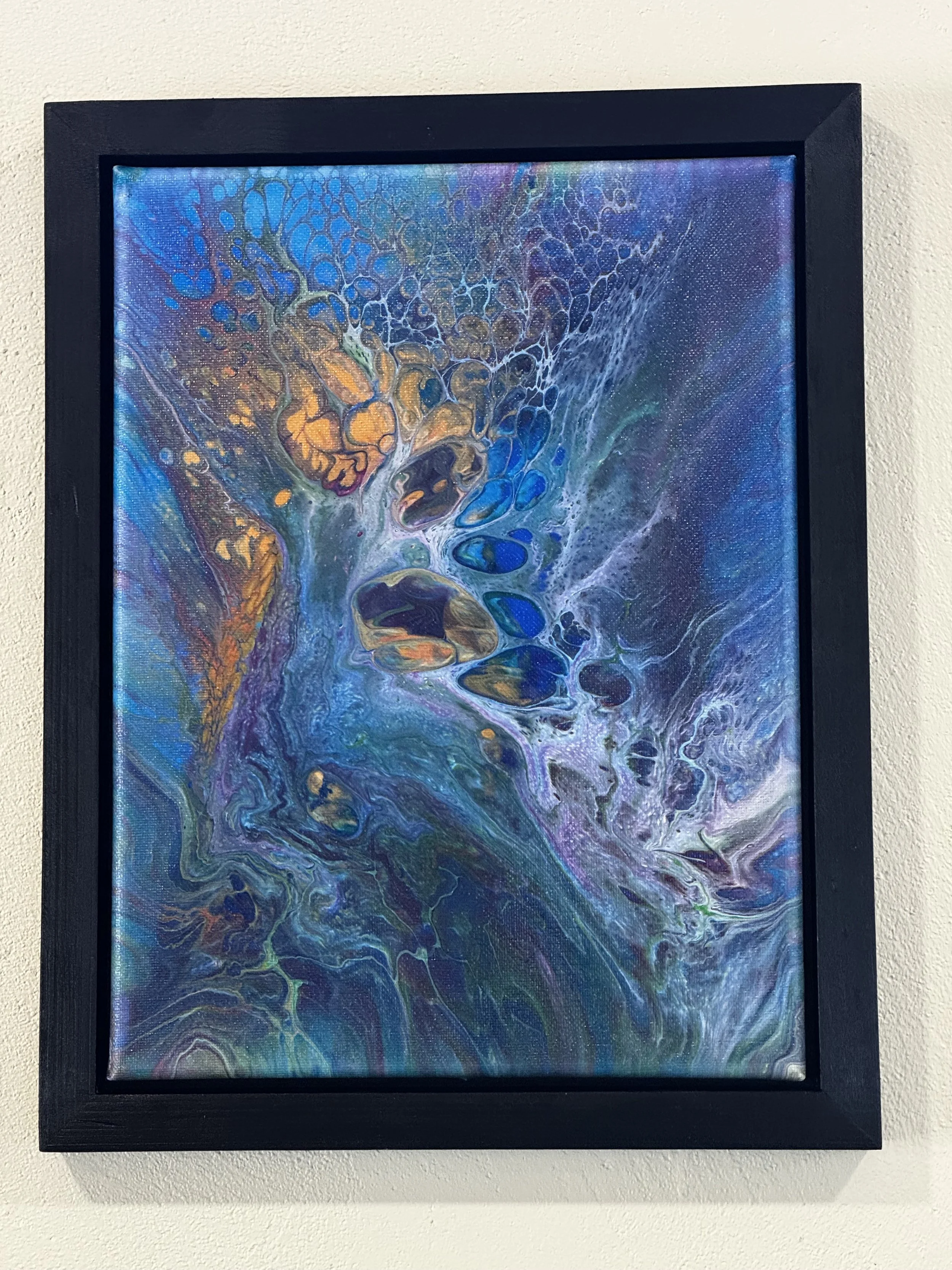 9" x 12" Original Framed Acrylic Artwork  (NEW COLLECTION).             (SOLD)