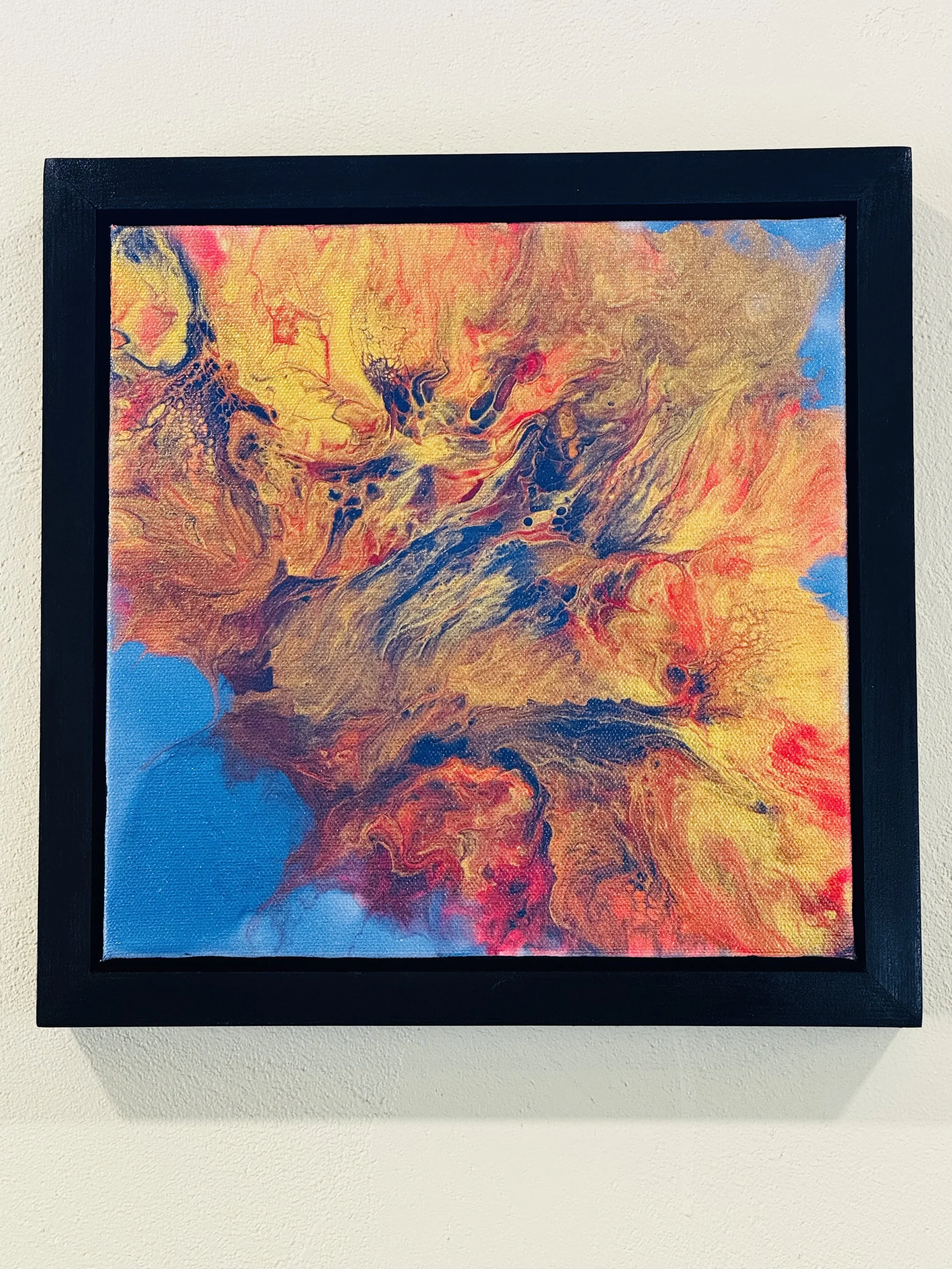10" x 10" Original Framed Acrylic Artwork.                        (New Collection!)