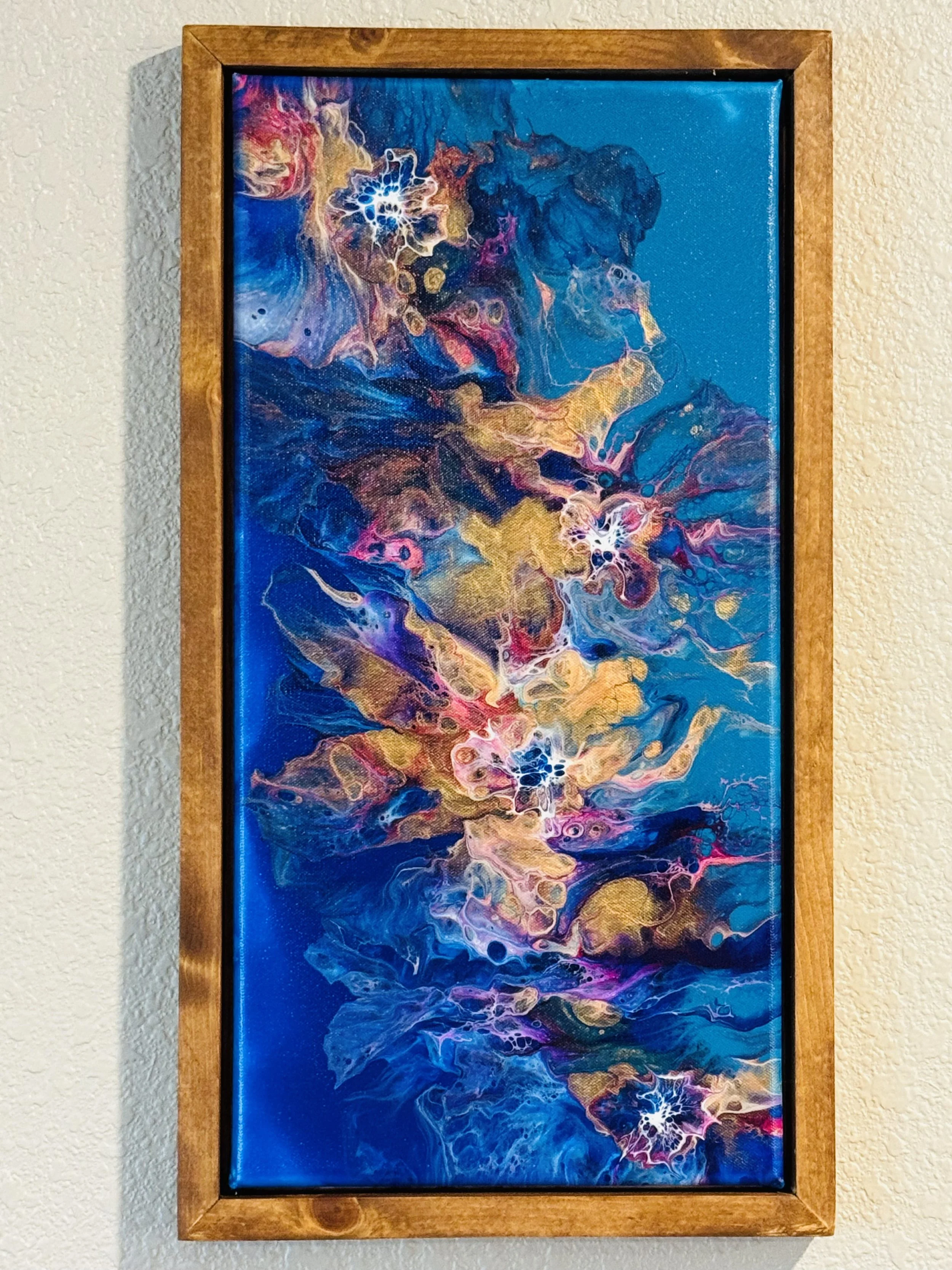 10" x 20" Framed Original Acrylic Artwork           (SOLD)