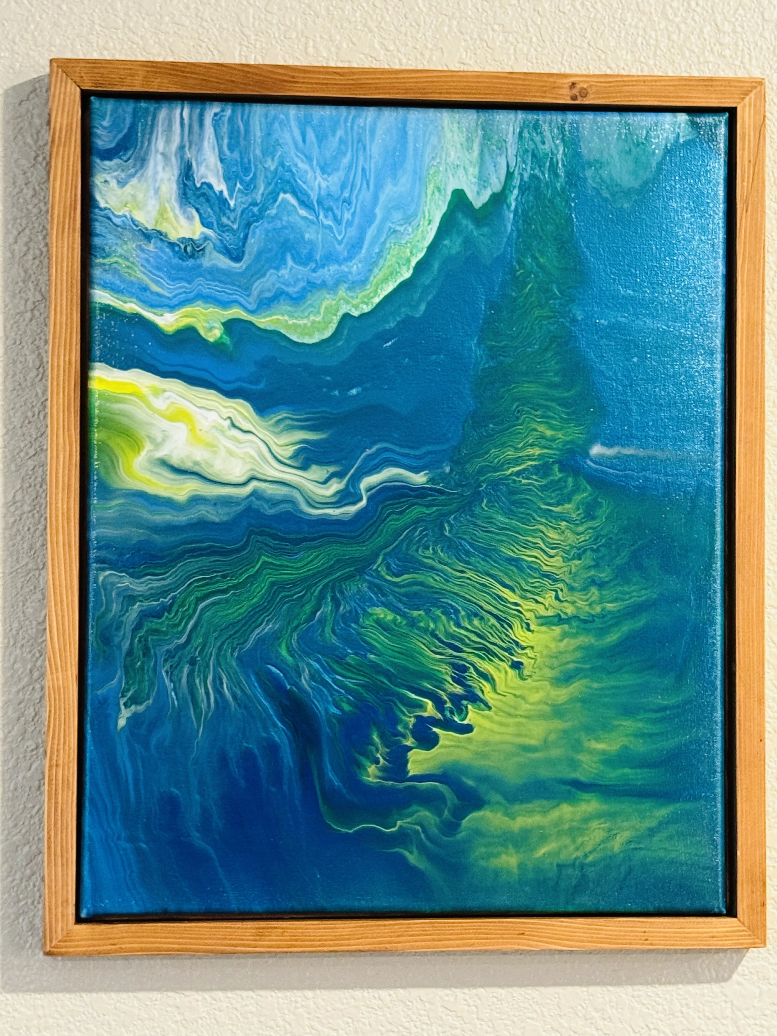 16" x 20" Framed Original Acrylic Artwork